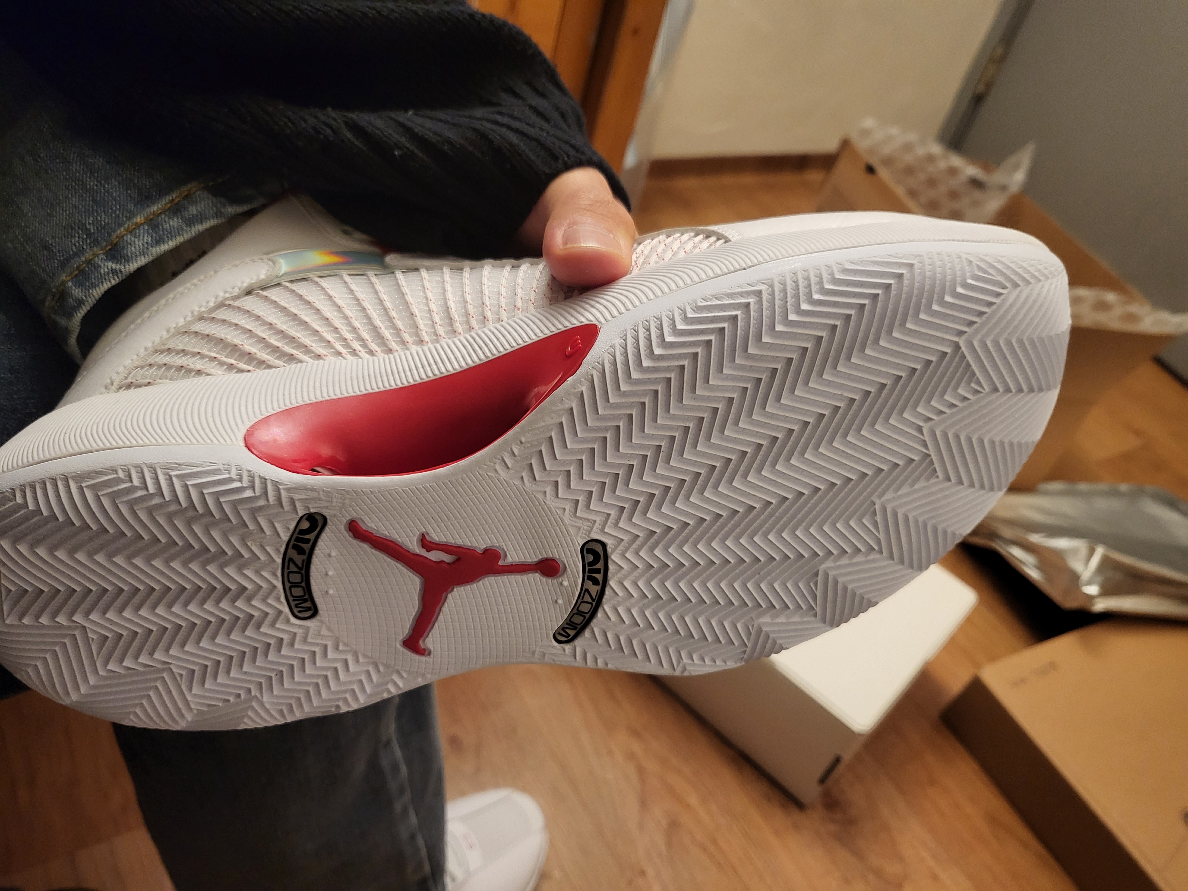 Jordan XXXV PF Fire Red 착용 스타일 - 3