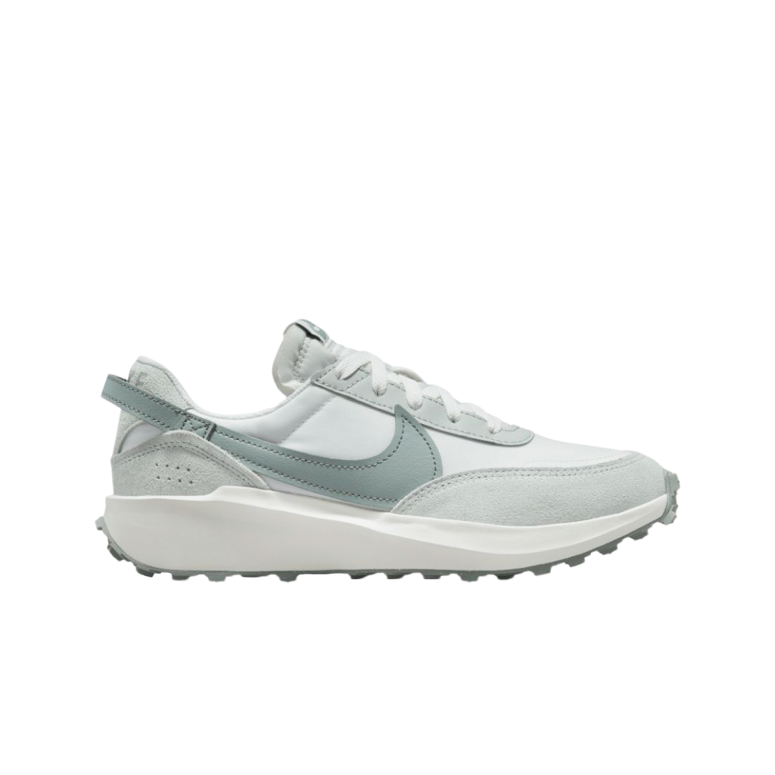 (W) 나이키 와플 데뷰 화이트 카키((W) Nike Waffle Debut White Khaki) - 1