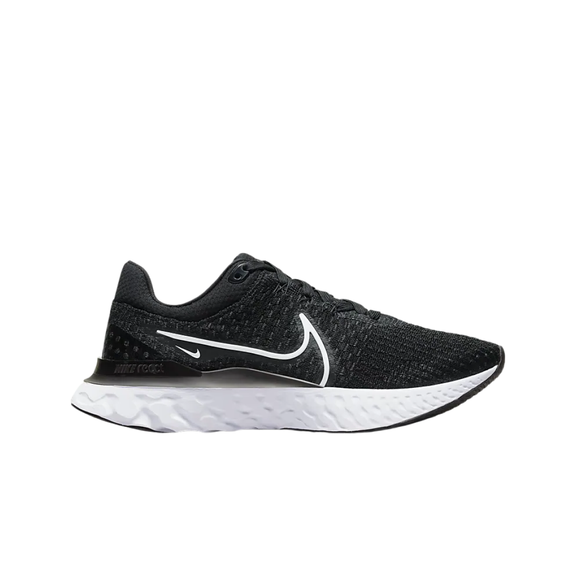 (W) 나이키 리액트 인피니티 런 플라이니트 3 블랙 화이트((W) Nike React Infinity Run Flyknit 3 Black White)
