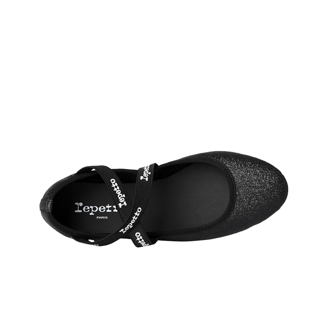(W) 레페토 조아나 글리터 메리 제인 블랙((W) Repetto Joana Glitter Mary Janes Black) - 2