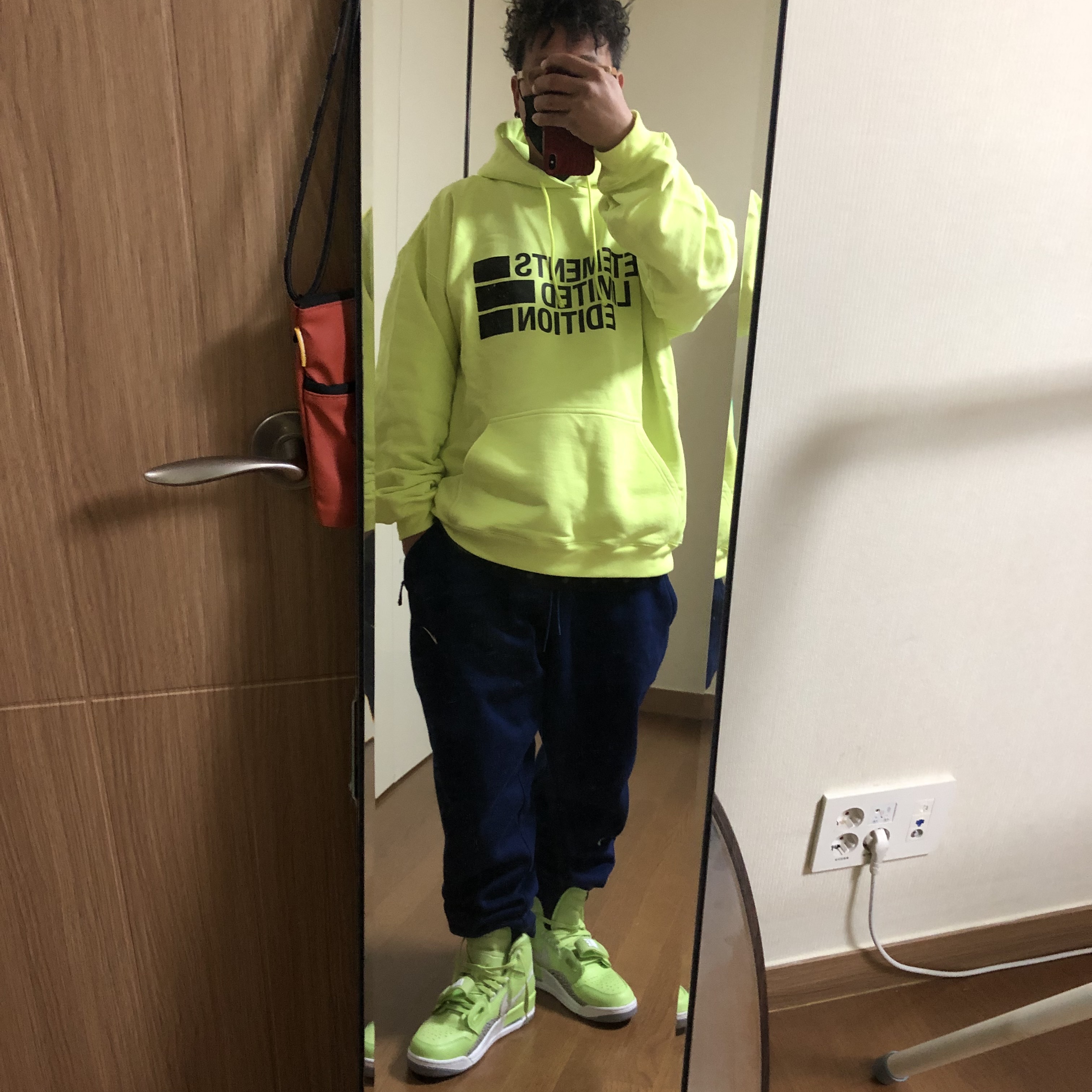 Nike x Drake Nocta Cardinal Stock Essential Fleece Pants Navy - US/EU 착용 스타일 - 1