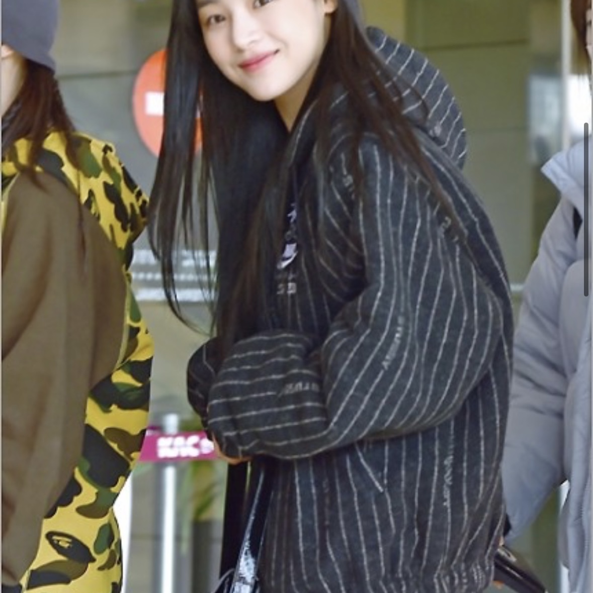 Nike x Stussy NRG Striped Wool Jacket Black (DR4023-010) 착용 스타일 - 1