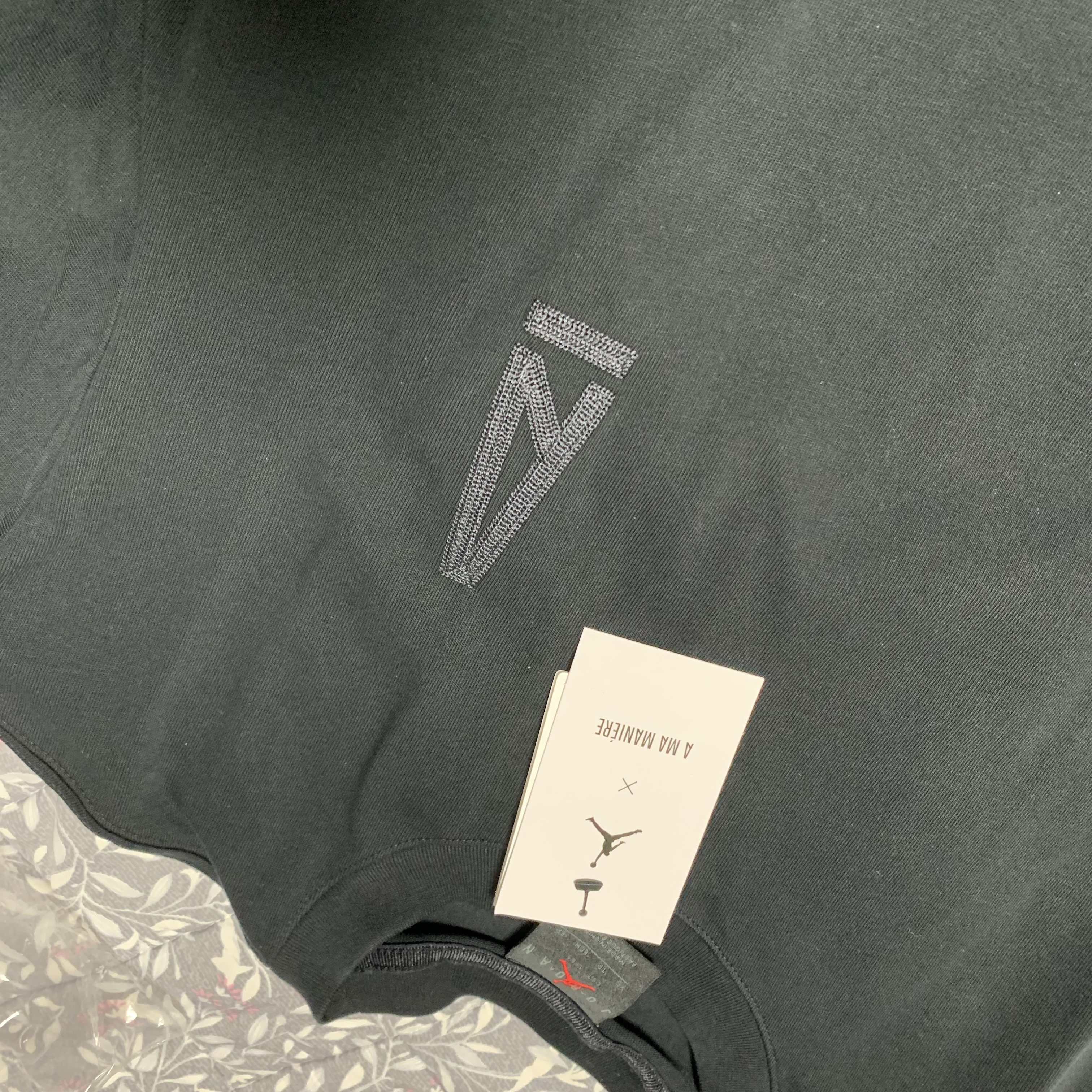 Jordan x A Ma Maniere L/S T-Shirt Black - Asia 착용 스타일 - 4