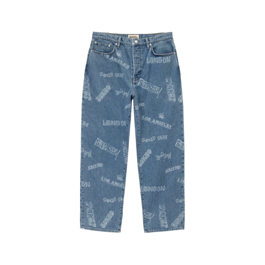 STUSSY SS-LINK BIG OL´ JEANS STONE WASH-