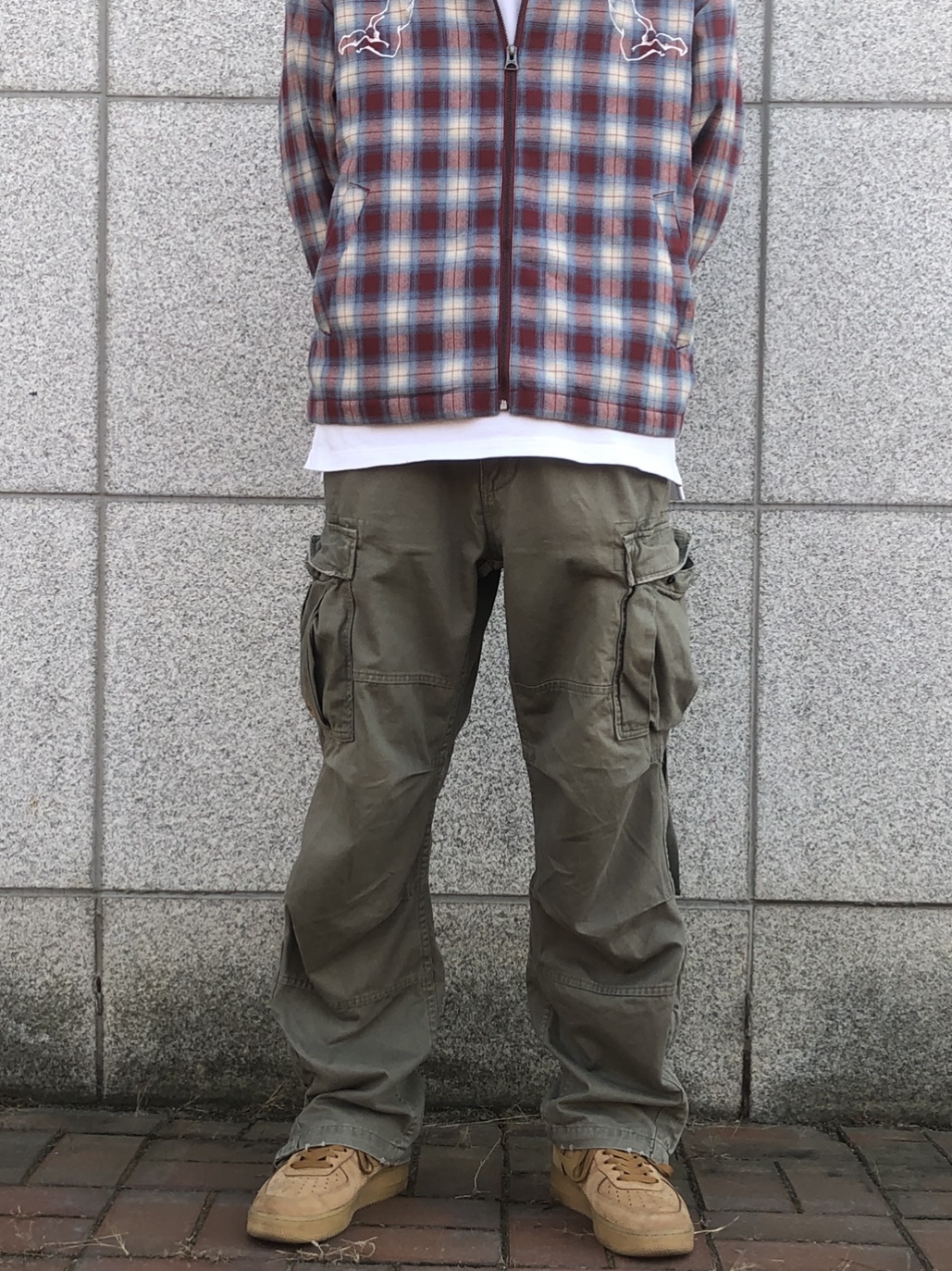 Nike Air Force 1 '07 WB Flax 착용 스타일 - 3