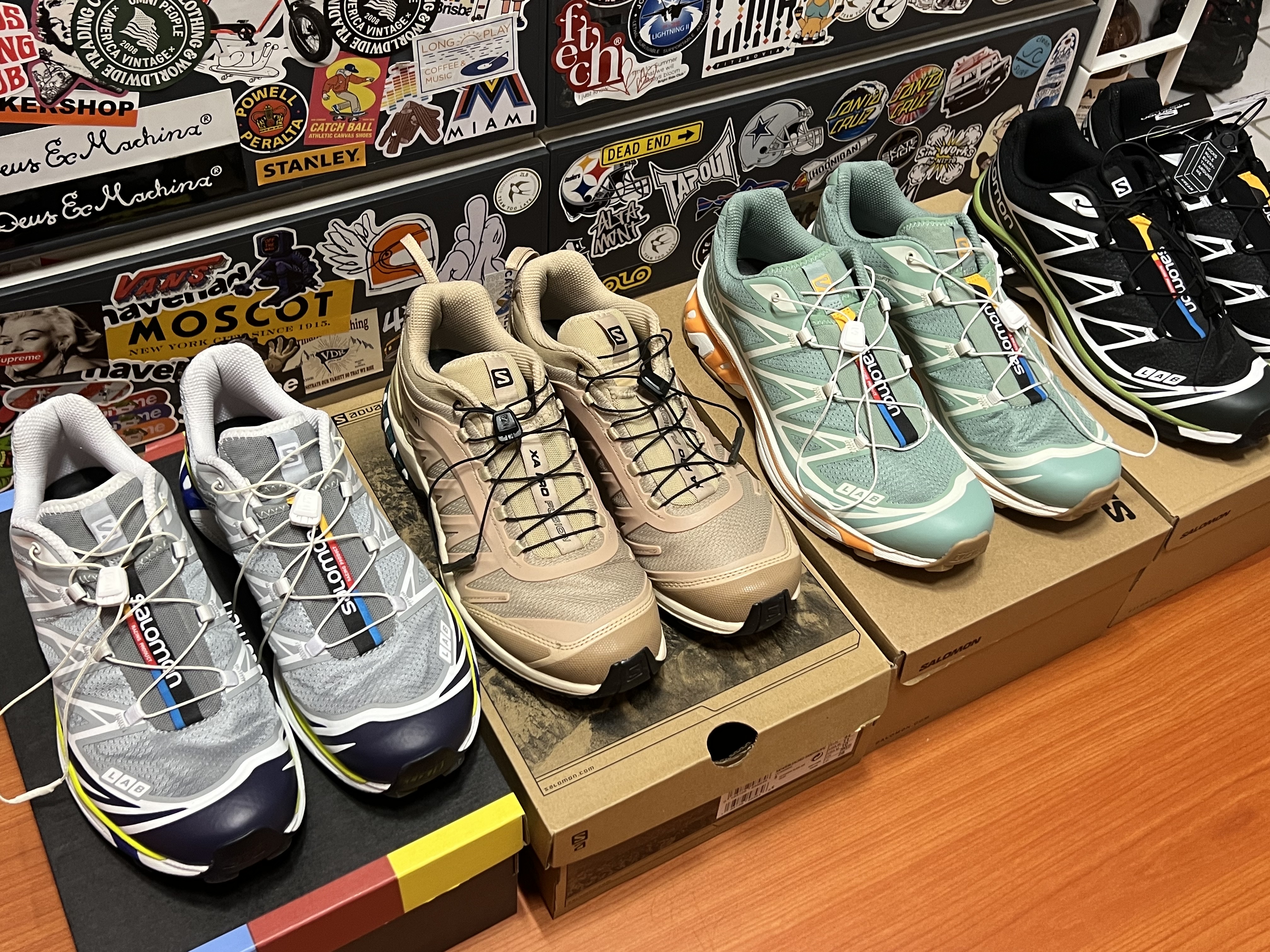 Salomon XT-6 Scarab Black 착용 스타일