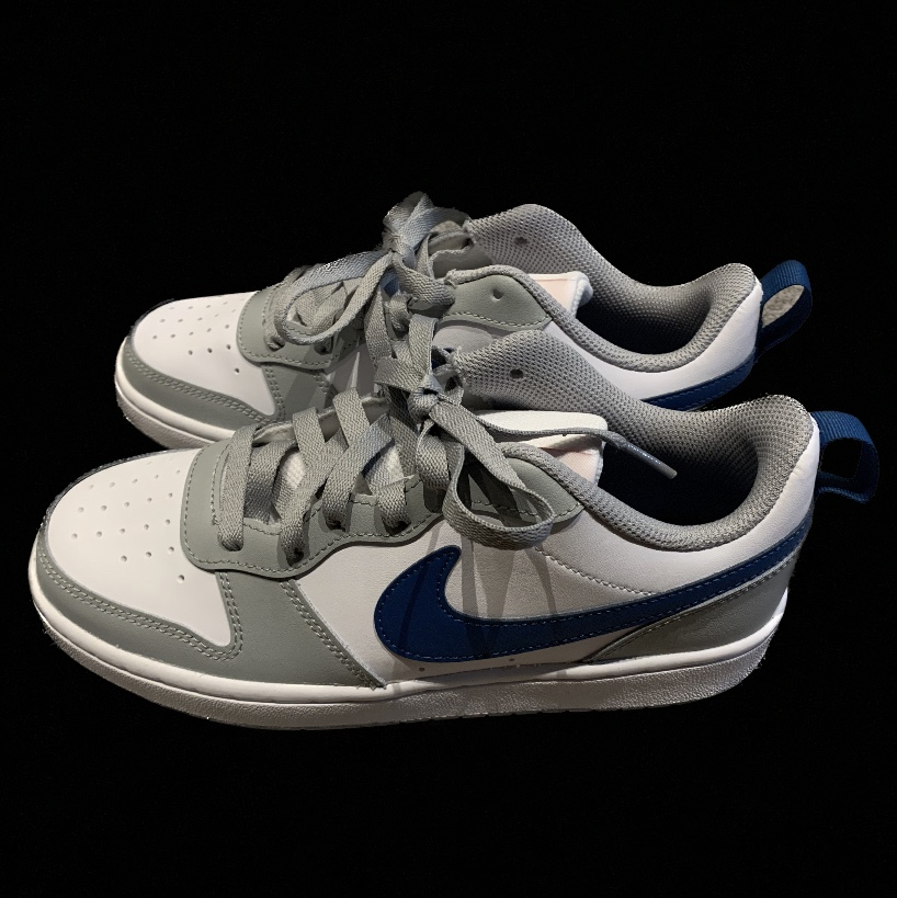 (GS) Nike Court Borough Low 2 Light Smoke Grey 착용 스타일
