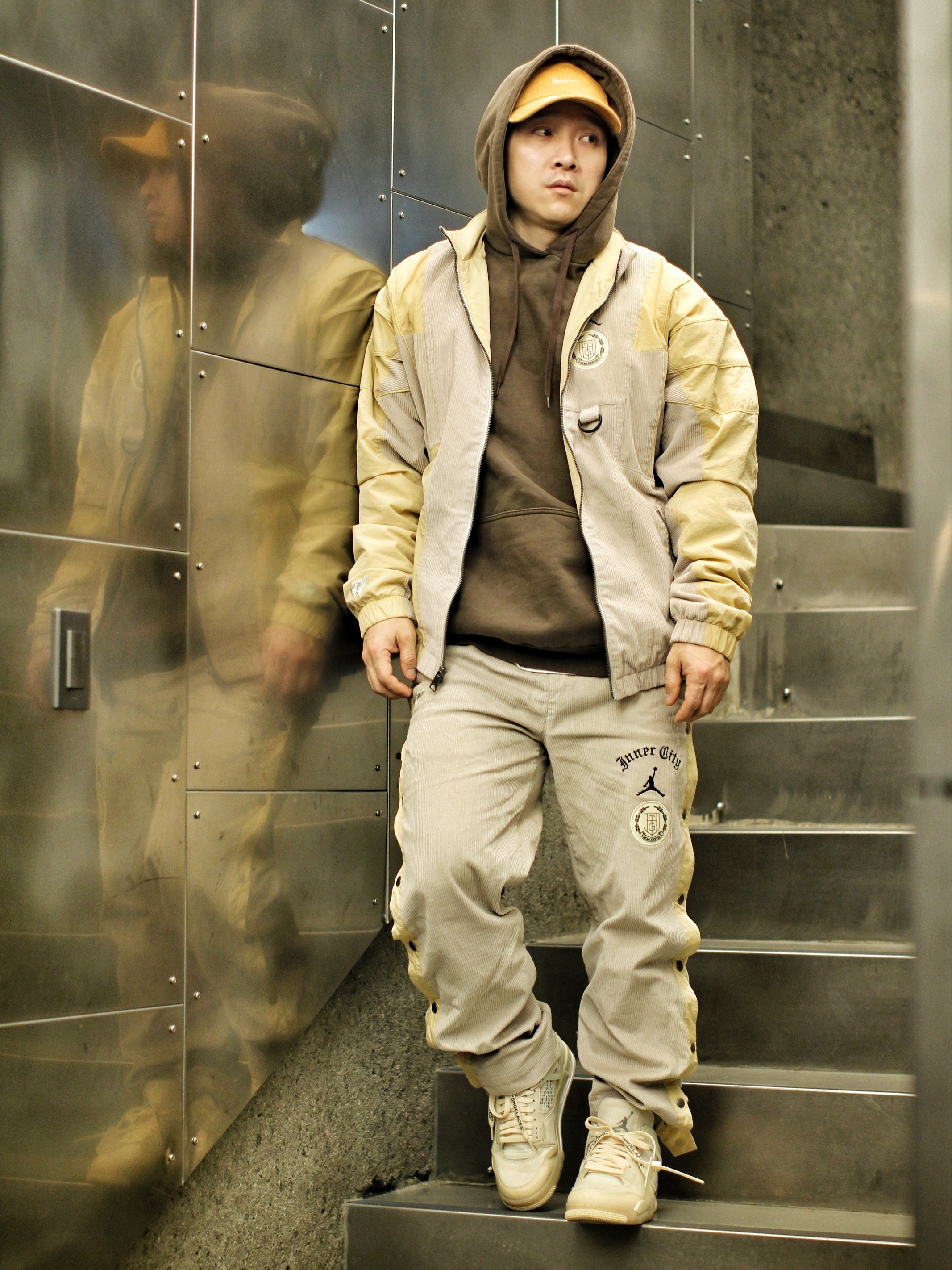 Nike SB Heritage 86 Corduroy WSD Cap Chutney, Jordan x Russell Westbrook Honor the Gift Jacket - US/EU 착용 스타일 - 3