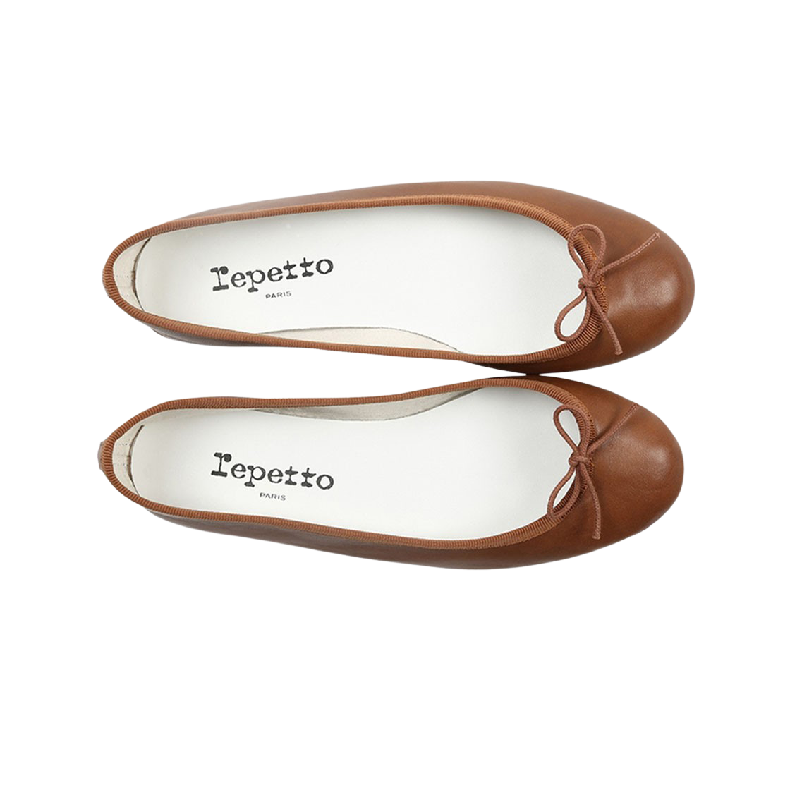 (W) 레페토 산드리옹 나파 카프스킨 발레리나 카멜 쿠바((W) Repetto Cendrillon Nappa Calfskin Ballerinas Camel Cuba) - 2