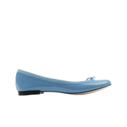 (W) Repetto Cendrillon Patent Leather Ballerinas Horizon Blue