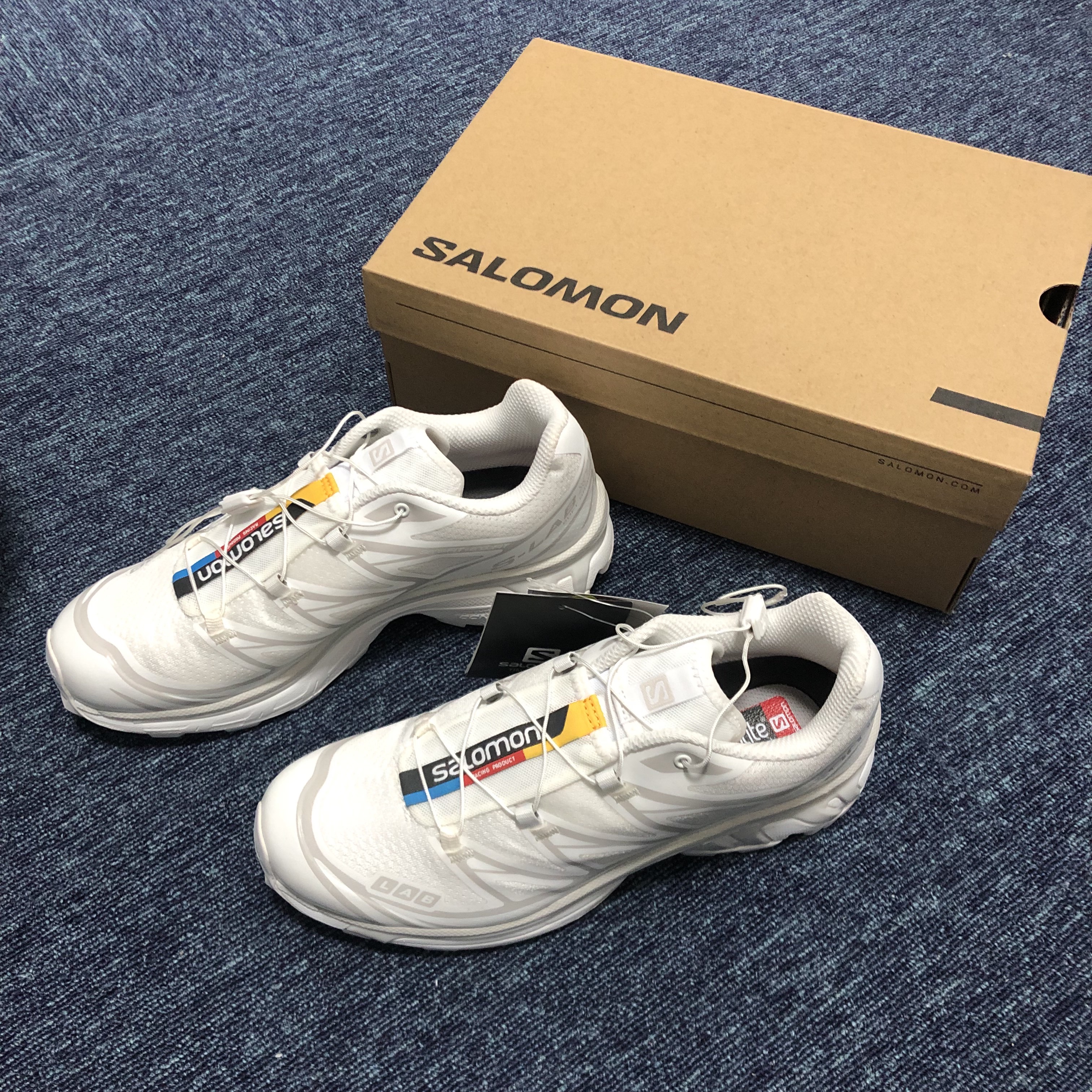Salomon XT-6 ADV White 착용 스타일