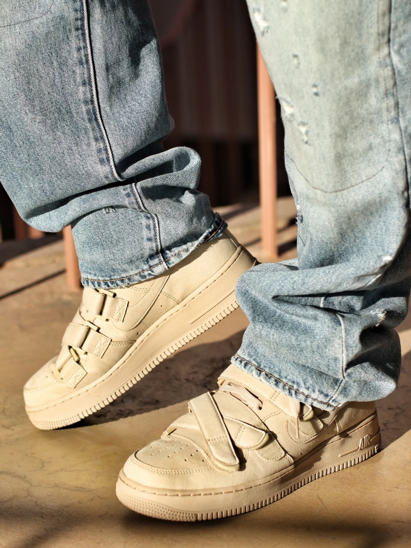 C.P. Company x Barbour 500 Miglia Jacket Green, Nike Cable Knit LS Sweater Rattan - Asia 착용 스타일 - 5