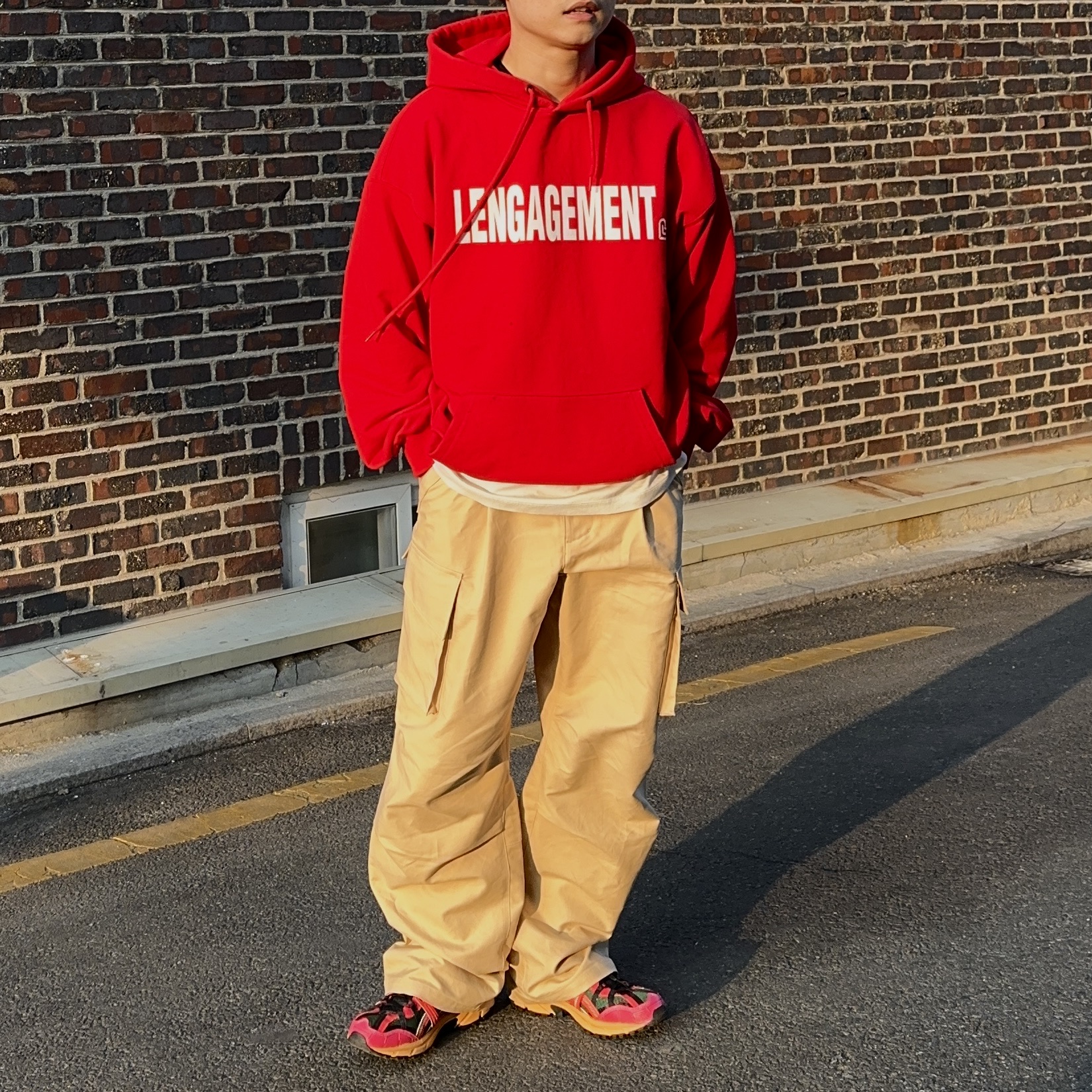 Asics x Andersson Bell Gel-Sonoma 15-50 Bright Rose Evergreen 착용 스타일 - 2