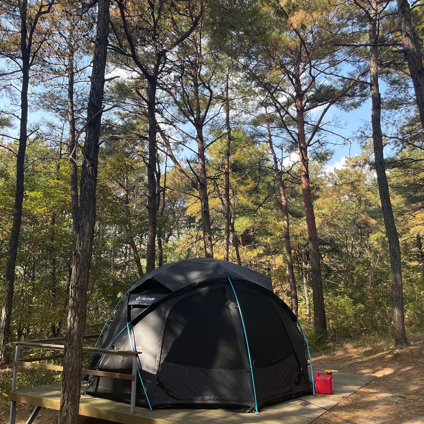 Helinox Nona Dome 4.0 Black 착용 스타일