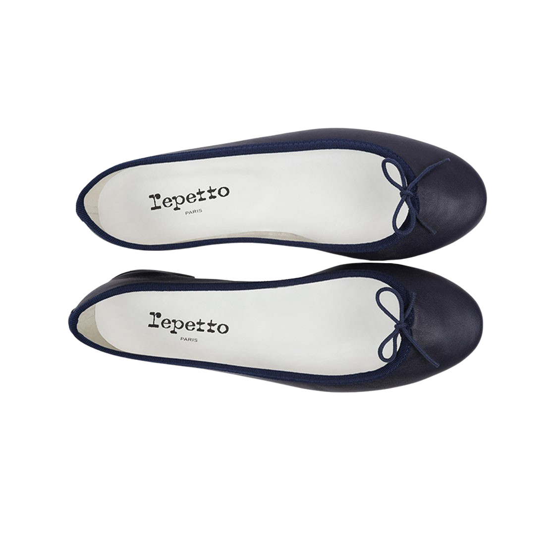 (W) 레페토 산드리옹 나파 카프스킨 발레리나 다크 블루((W) Repetto Cendrillon Nappa Calfskin Ballerinas Dark Blue) - 2
