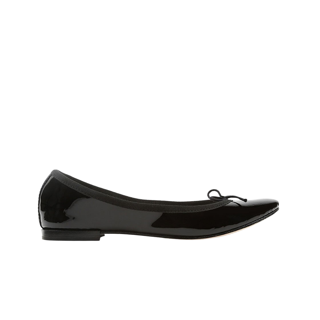 (W) 레페토 산드리옹 페이턴트 레더 발레리나 블랙((W) Repetto Cendrillon Patent Leather Ballerinas Black)