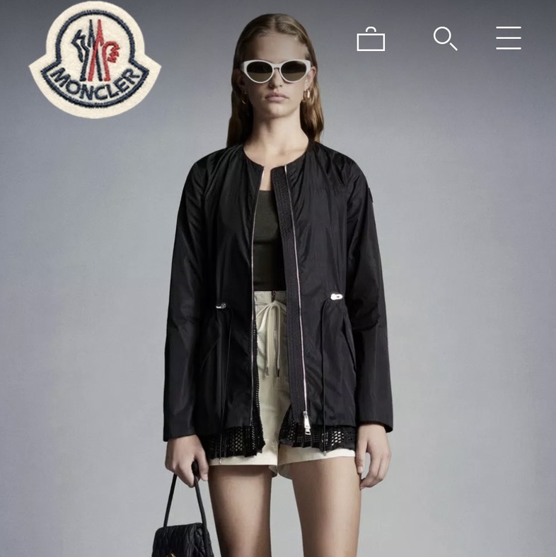 (W) Moncler Baaba Parka Jacket Black - 22SS 착용 스타일 - 3