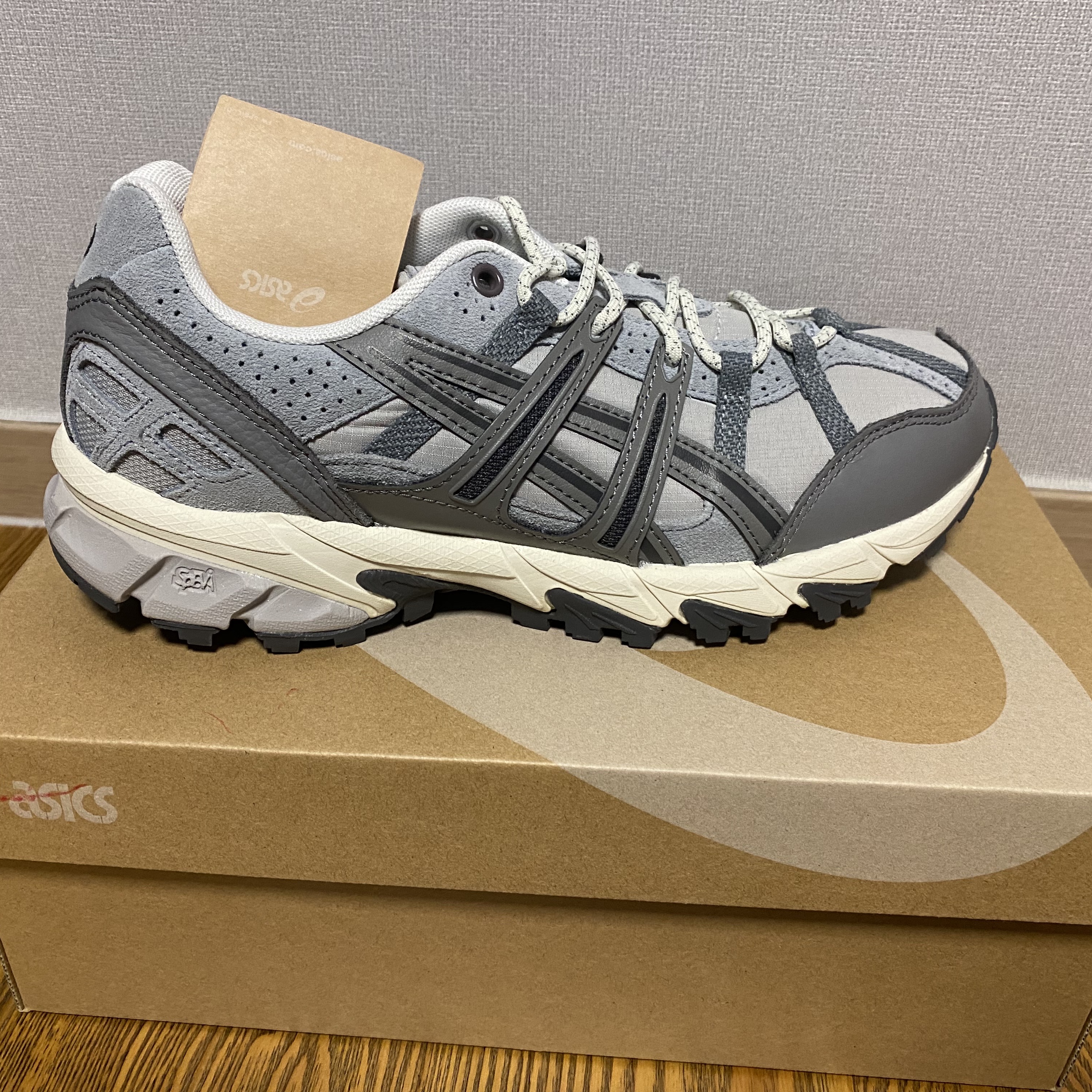 Asics Gel-Sonoma 15-50 Oyster Grey Clay Grey 착용 스타일