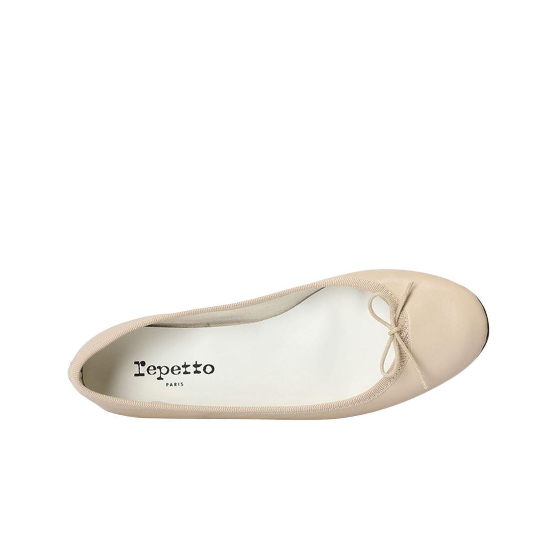 (W) 레페토 산드리옹 램스킨 레더 발레리나 베이지((W) Repetto Cendrillon Lambskin Leather Ballerinas Beige) - 2