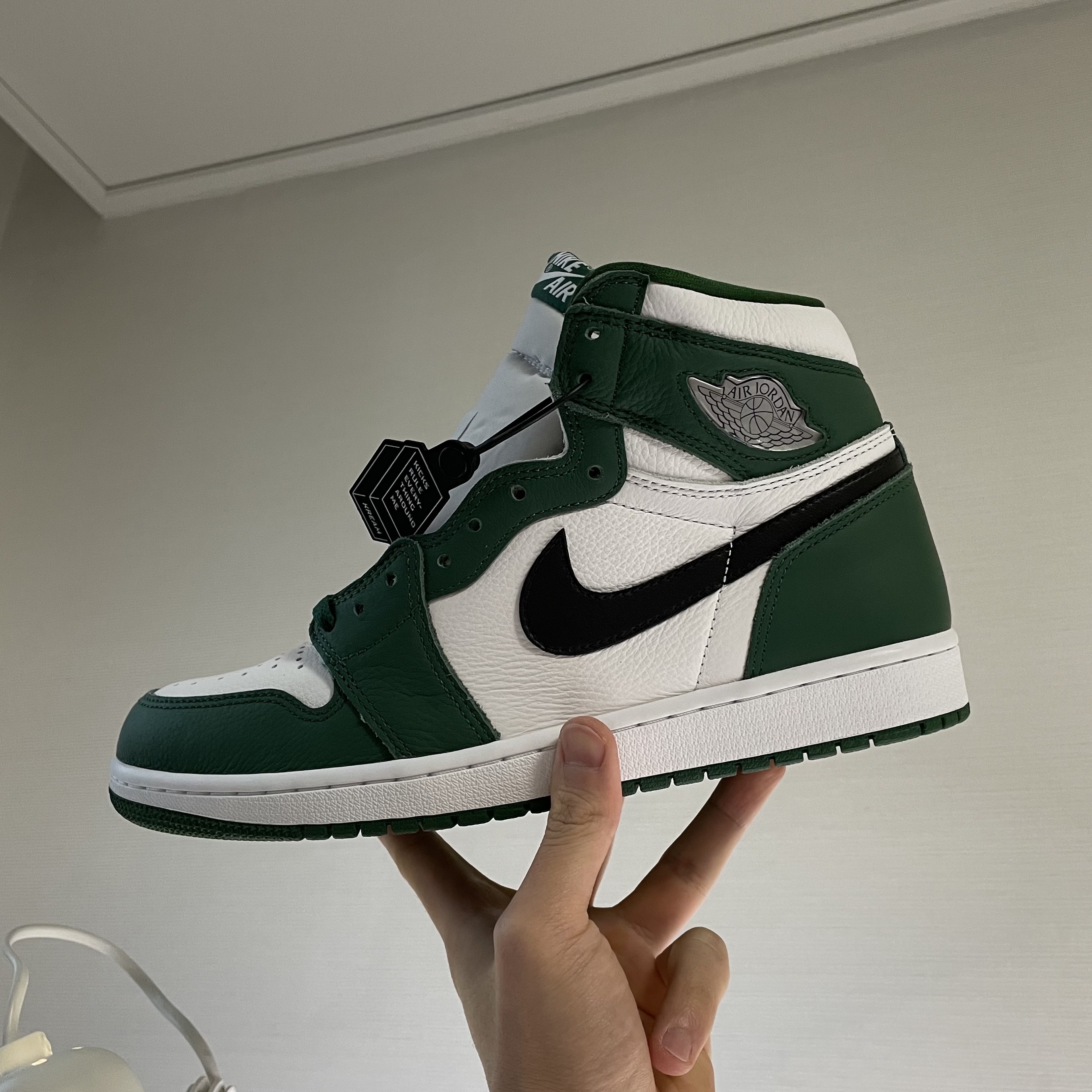 Jordan 1 Retro High OG Gorge Green 착용 스타일 - 1