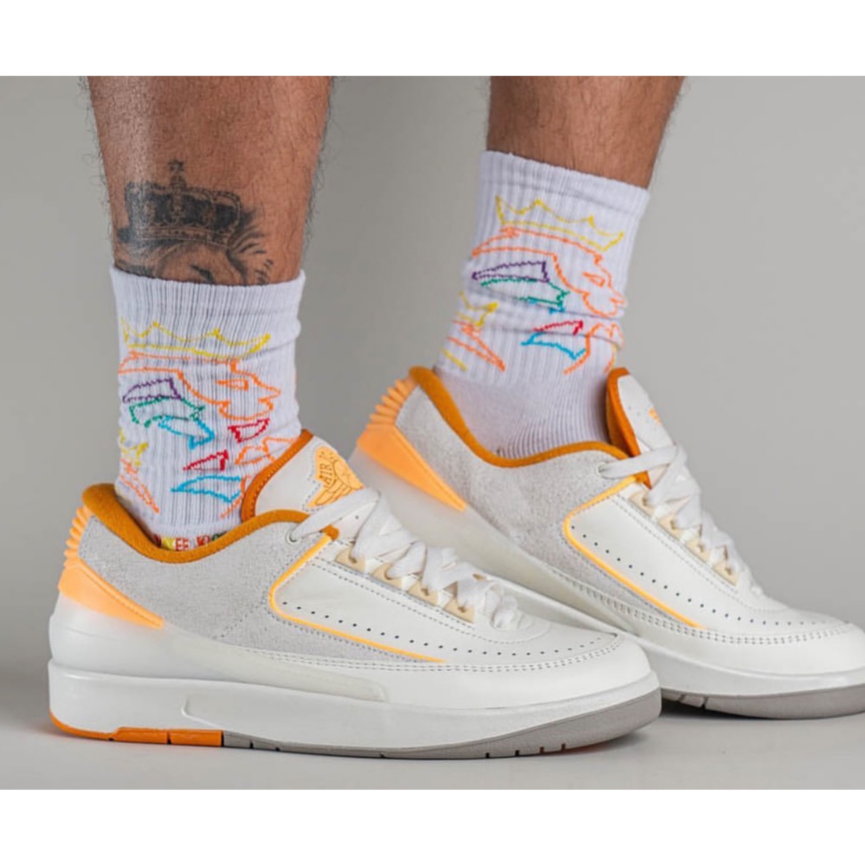 Jordan 2 Retro Low Melon Tint 착용 스타일 - 3