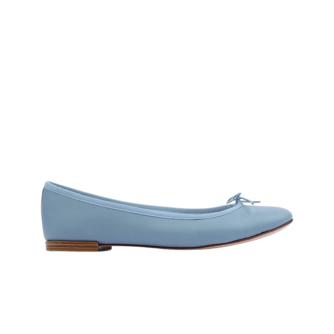 (W) 레페토 산드리옹 나파 카프스킨 발레리나 블루 에베레스트((W) Repetto Cendrillon Nappa Calfskin Ballerinas Blue Everest) - 1