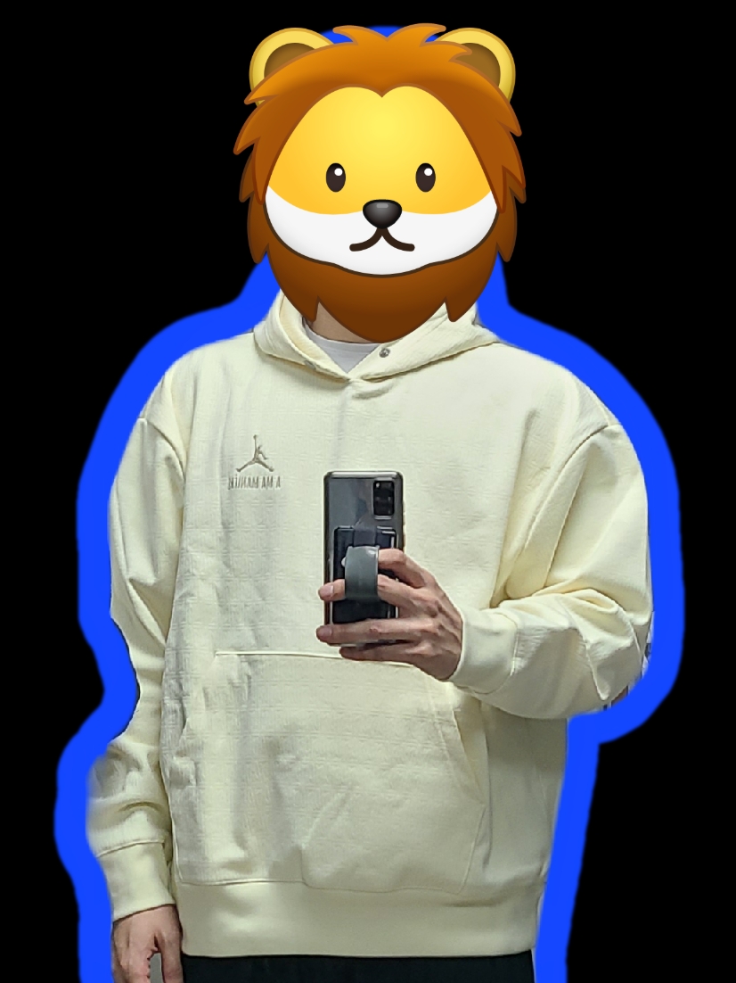 Jordan x A Ma Maniere Jacquard Hoodie Coconut Milk - Asia 착용 스타일