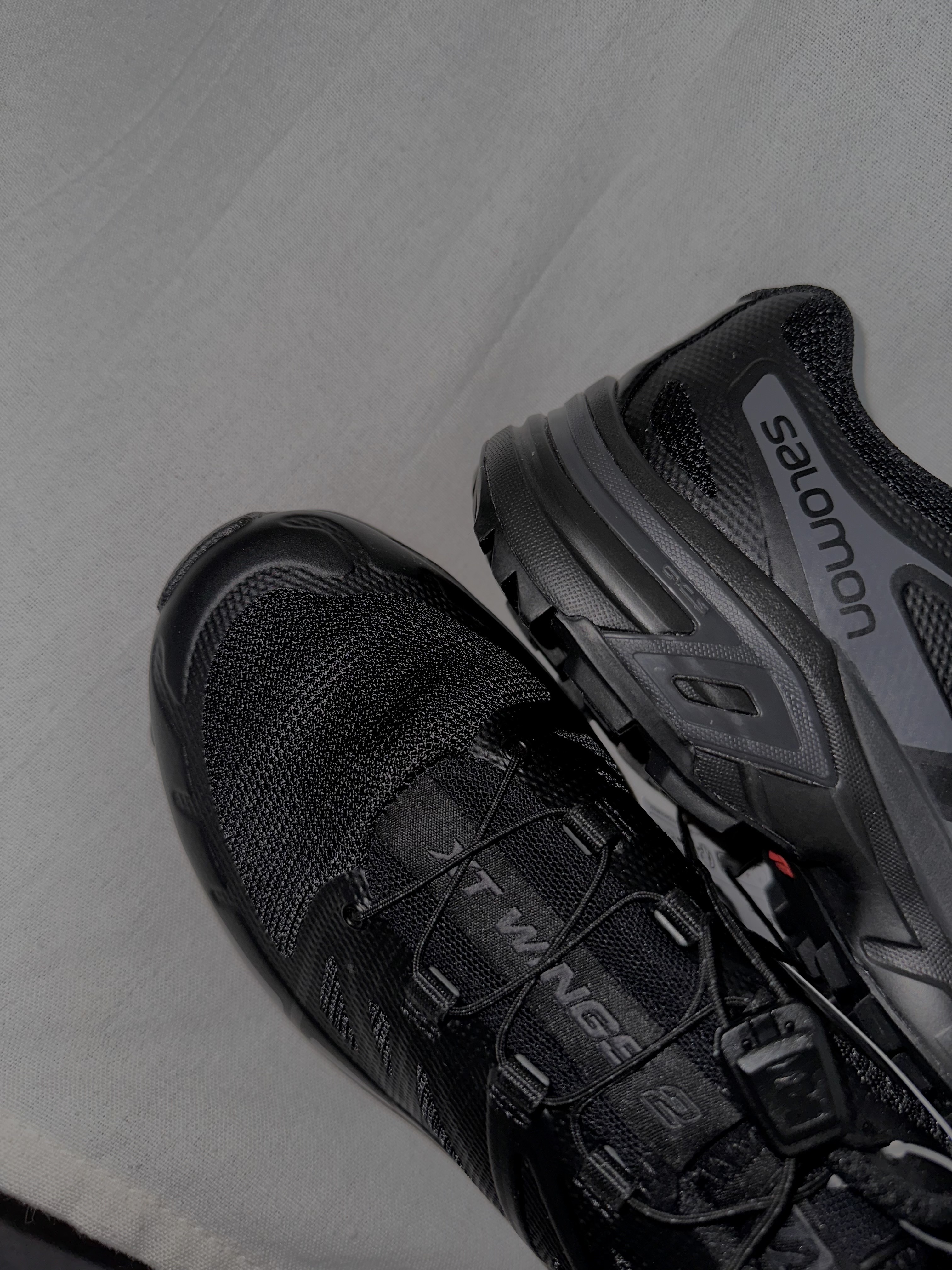 Salomon XT-Wings 2 ADV Black 착용 스타일 - 2