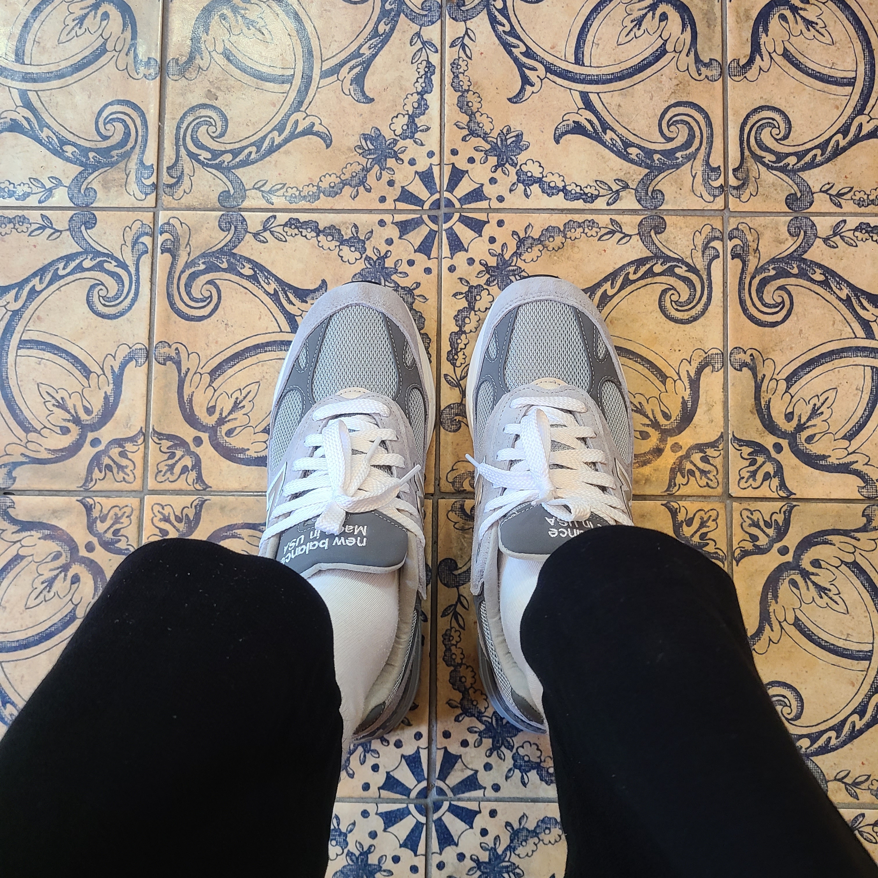 New Balance 993 Made in USA Grey - D Standard 착용 스타일