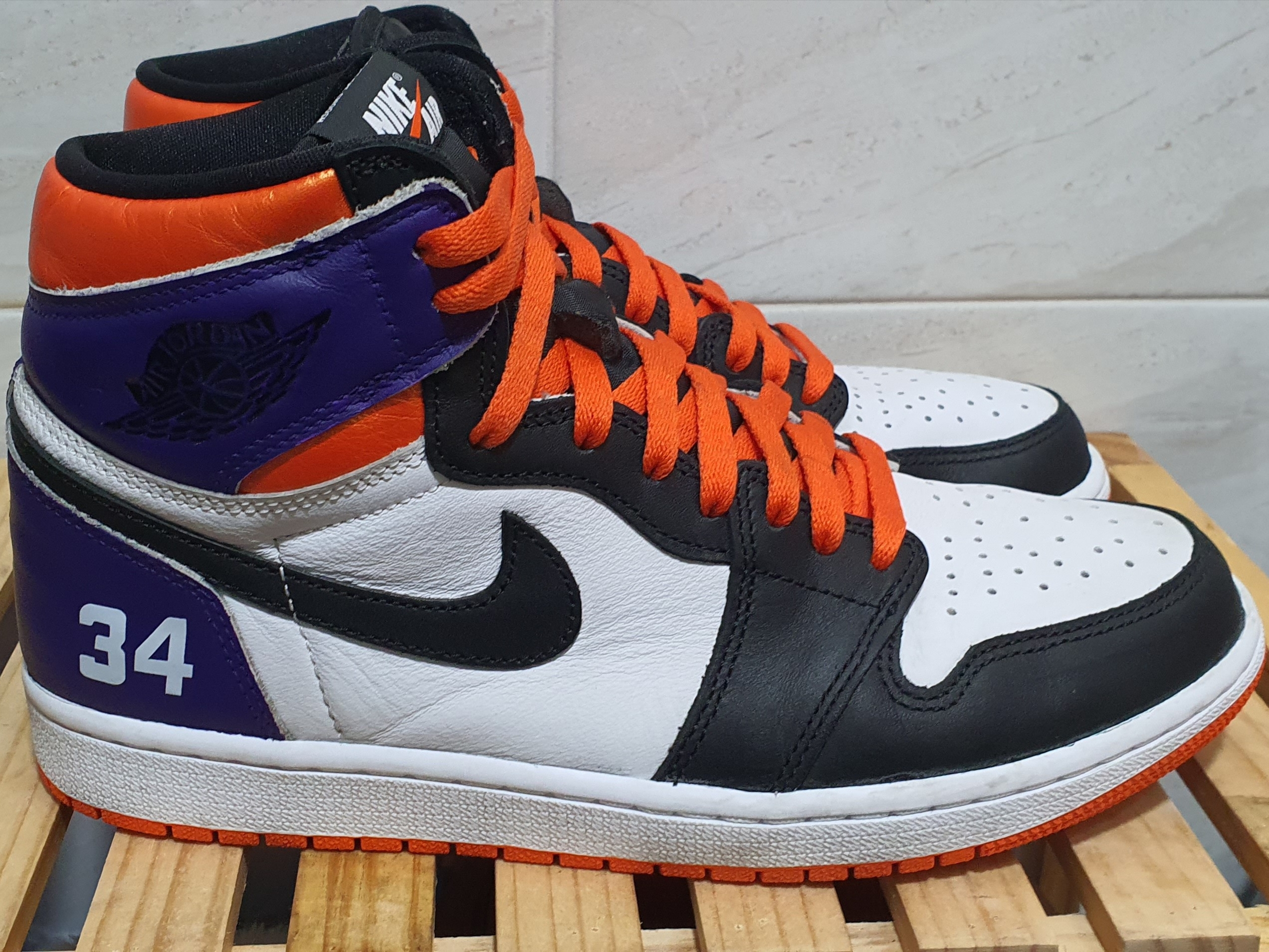 Jordan 1 Retro High OG Electro Orange, Jordan 1 Retro High OG Heritage 착용 스타일 - 4