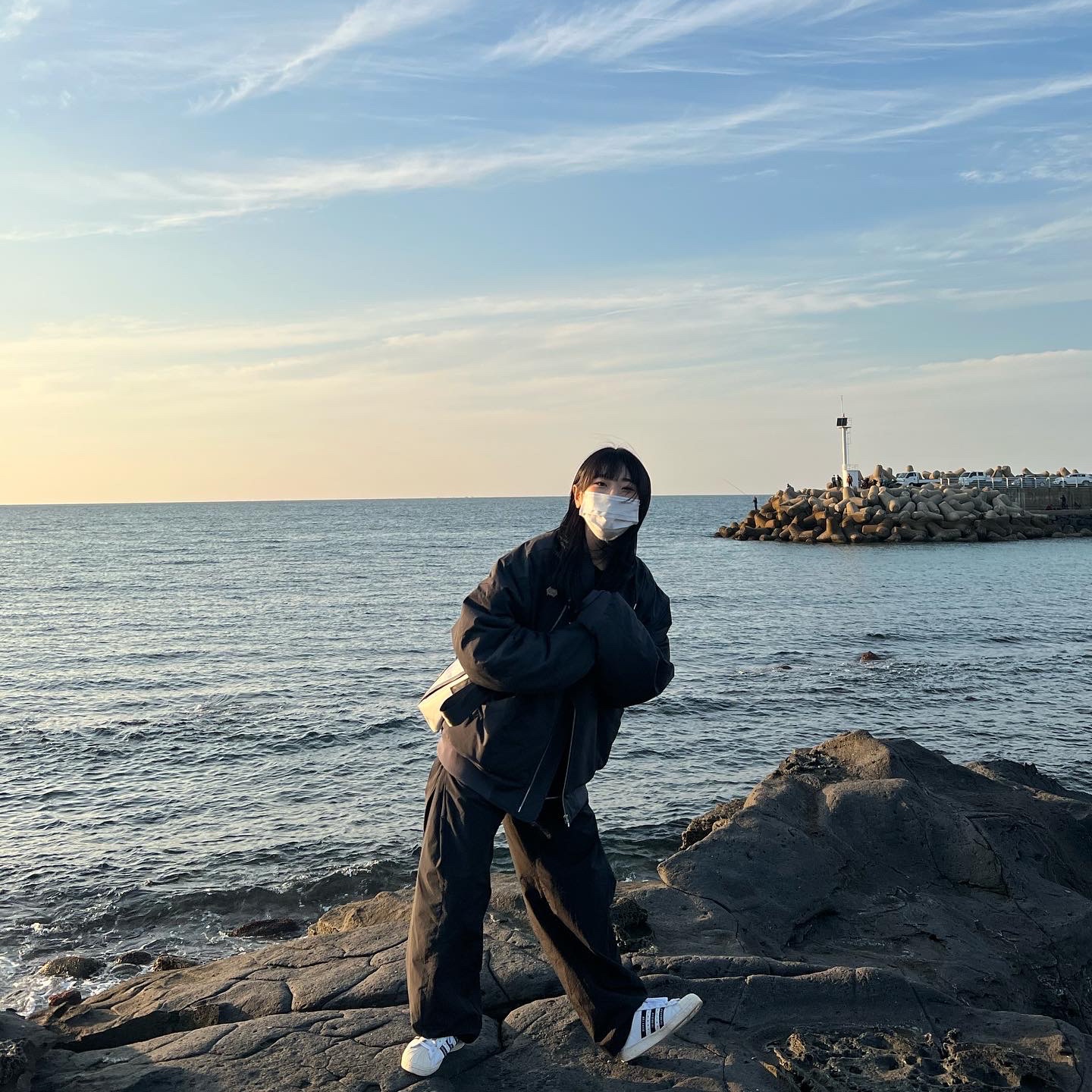 Sansan Gear Side Snap Pants Black, Undermycar x Ohhyunseog Boltume.1 Hardware Combo Flight Jacket Turbulence - 22SS 착용 스타일