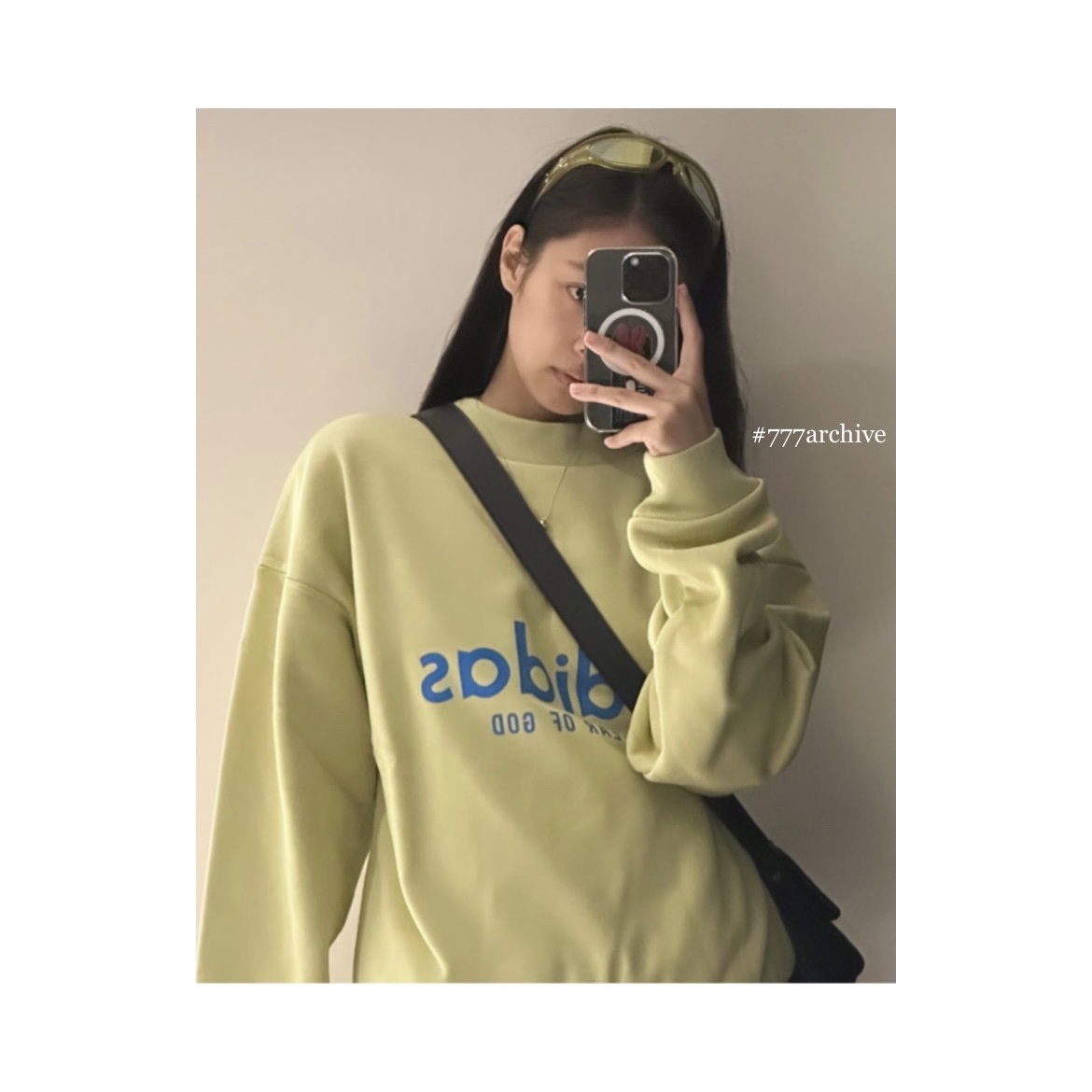 Gentle Monster x Maison Margiela MM003 Yellow Blue Mirror 착용 스타일 - 1