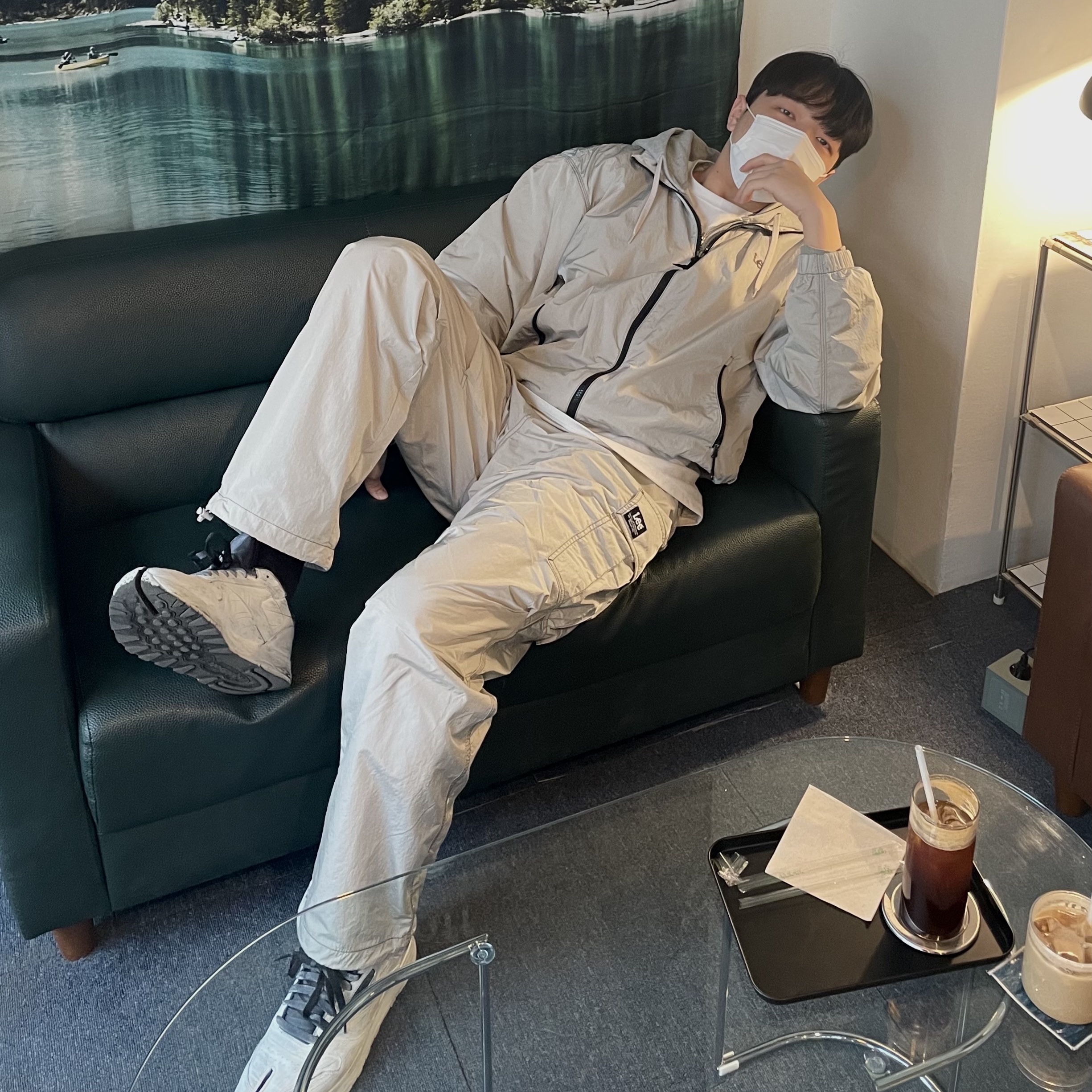 Reebok x Maison Margiela Classic Leather Tabi Shoes Bianchetto 착용 스타일 - 1