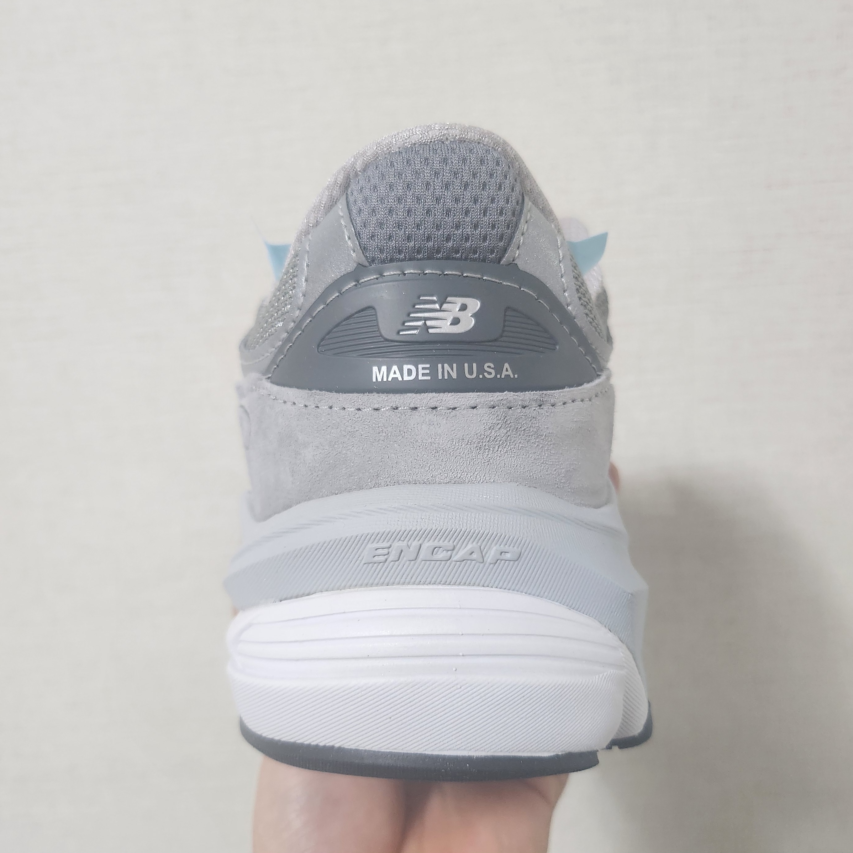 New Balance 990v6 Made in USA Grey - D Standard 착용 스타일 - 2