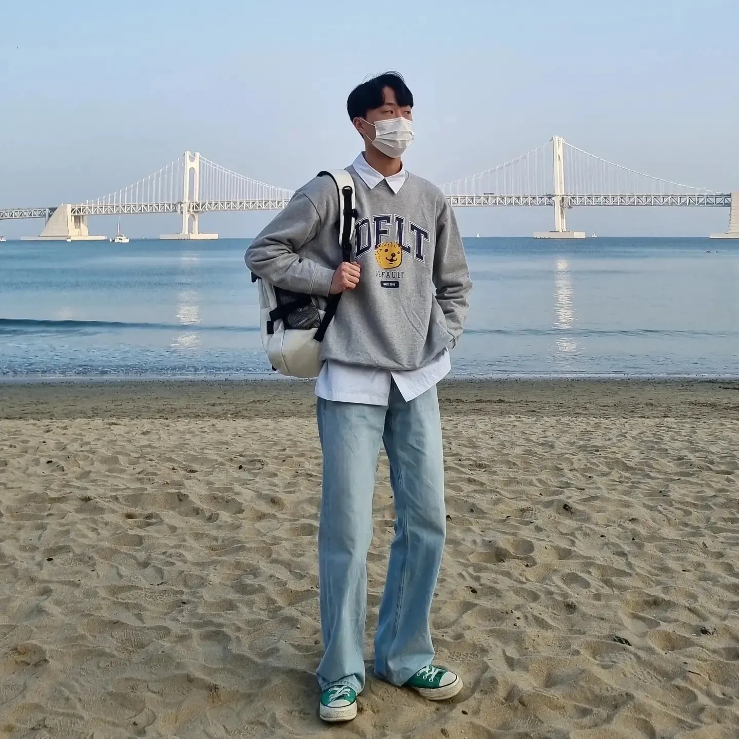Converse Chuck 70 High Court Green 착용 스타일