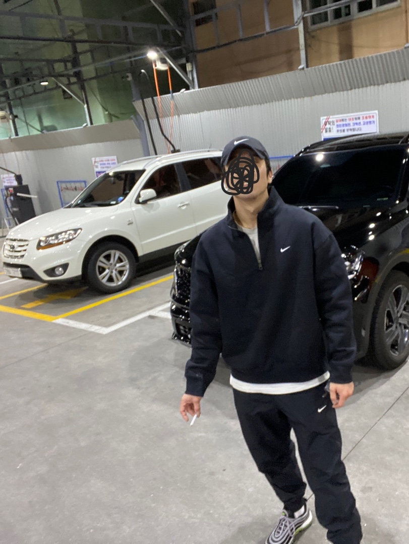 Nike NRG Solo Swoosh Heavy Weight BB Quarter Zip Top Black - Asia, Nike M NRG Solo Swoosh Track Pants Black - Asia 착용 스타일