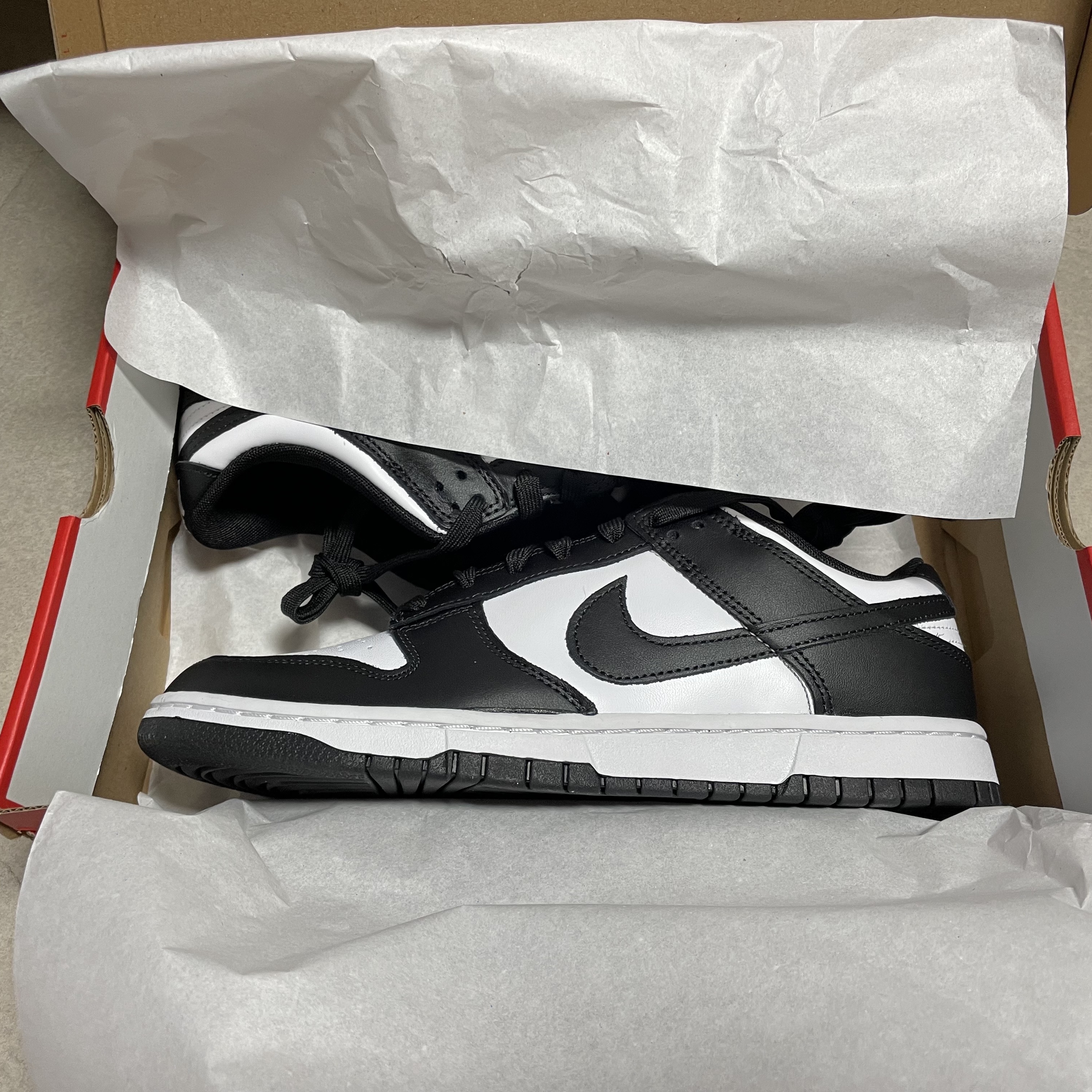 Nike Dunk Low Retro Grey Fog, Nike Dunk Low Retro Black 착용 스타일 - 2