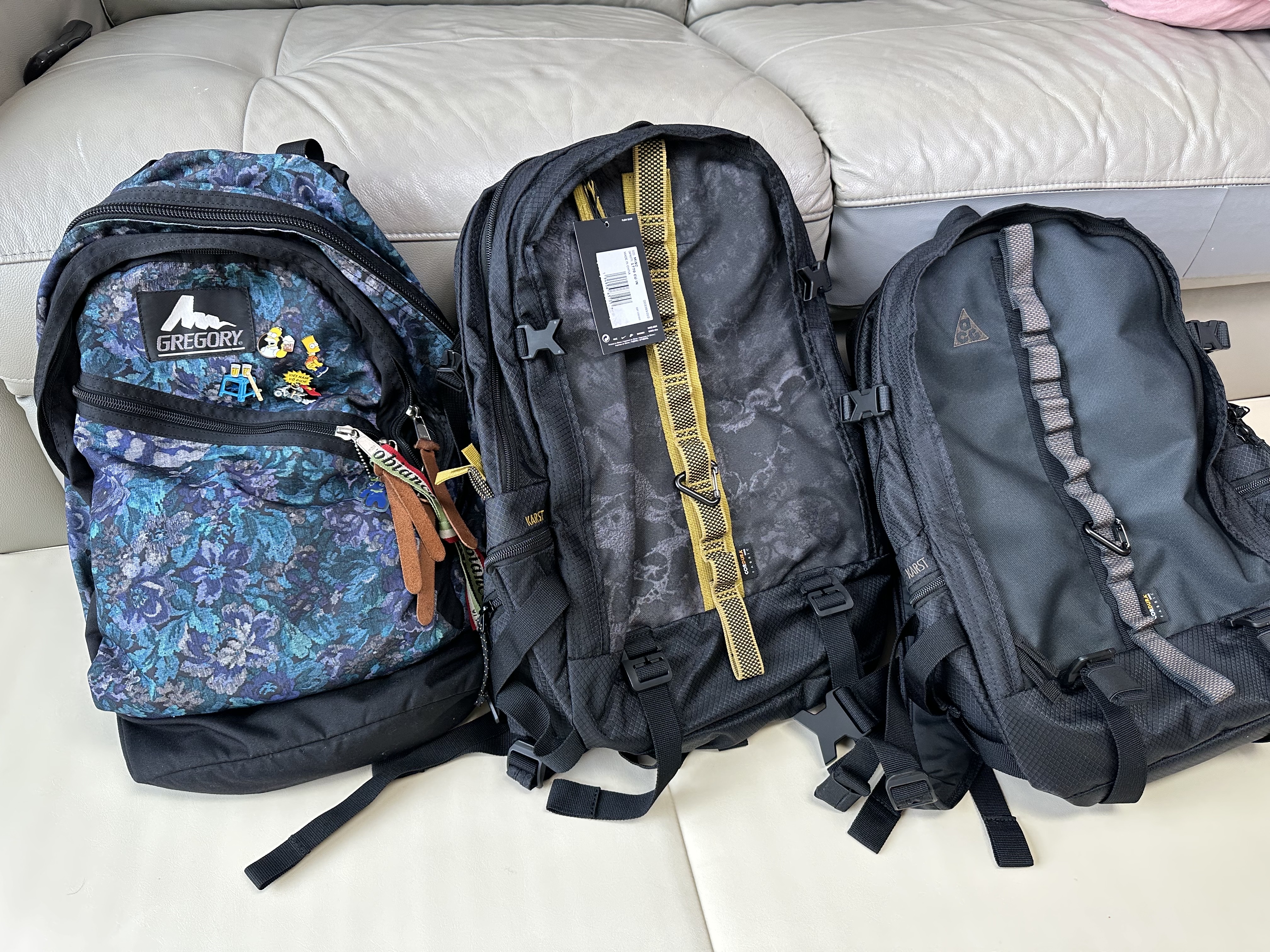 Nike ACG Karst Backpack Black Peat Moss, Nike ACG Karst Backpack Black Dark Smoke Grey 착용 스타일 - 1