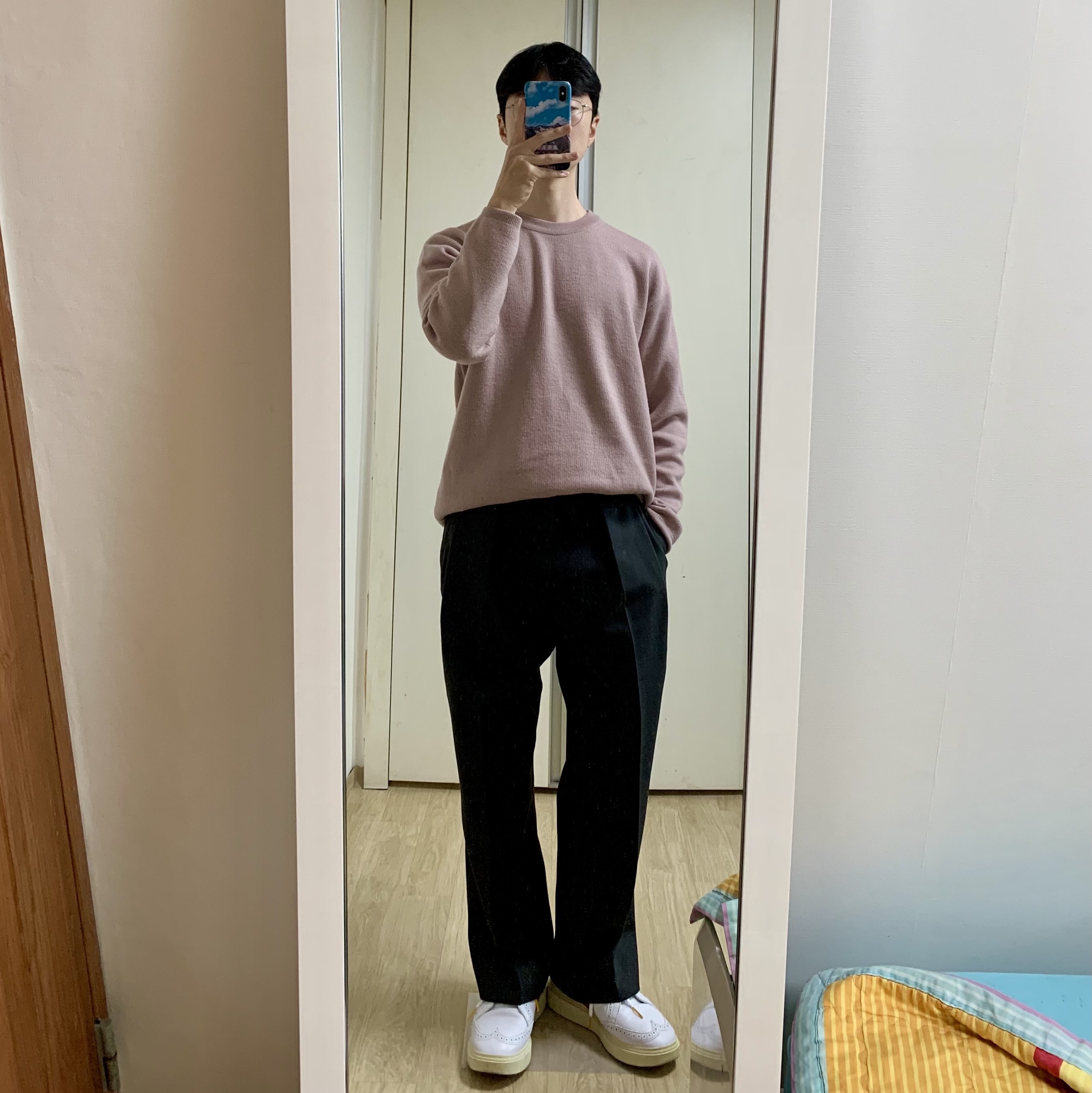 Nike x Peaceminusone Kwondo1 White 착용 스타일 - 2