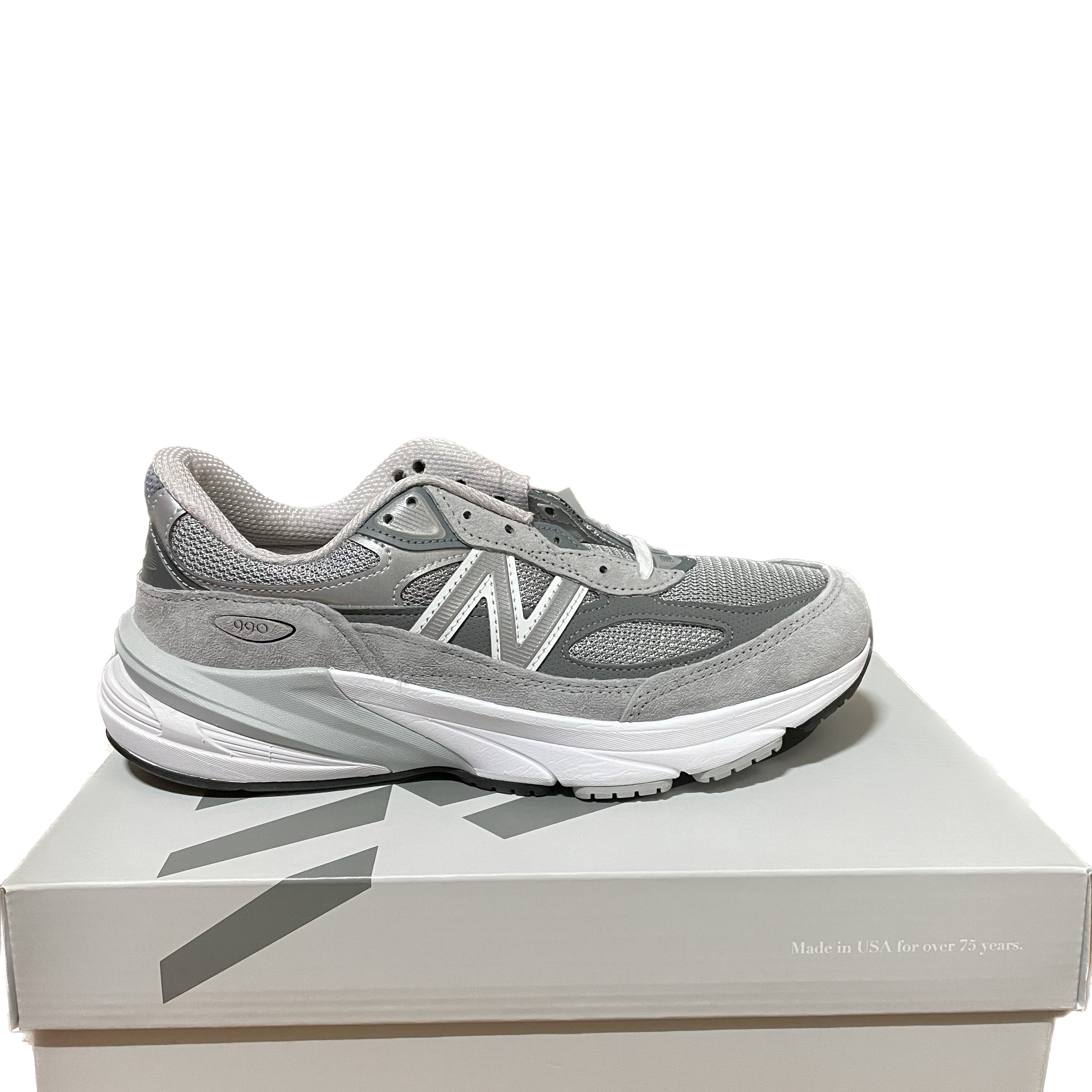 New Balance 990v6 Made in USA Grey - D Standard 착용 스타일