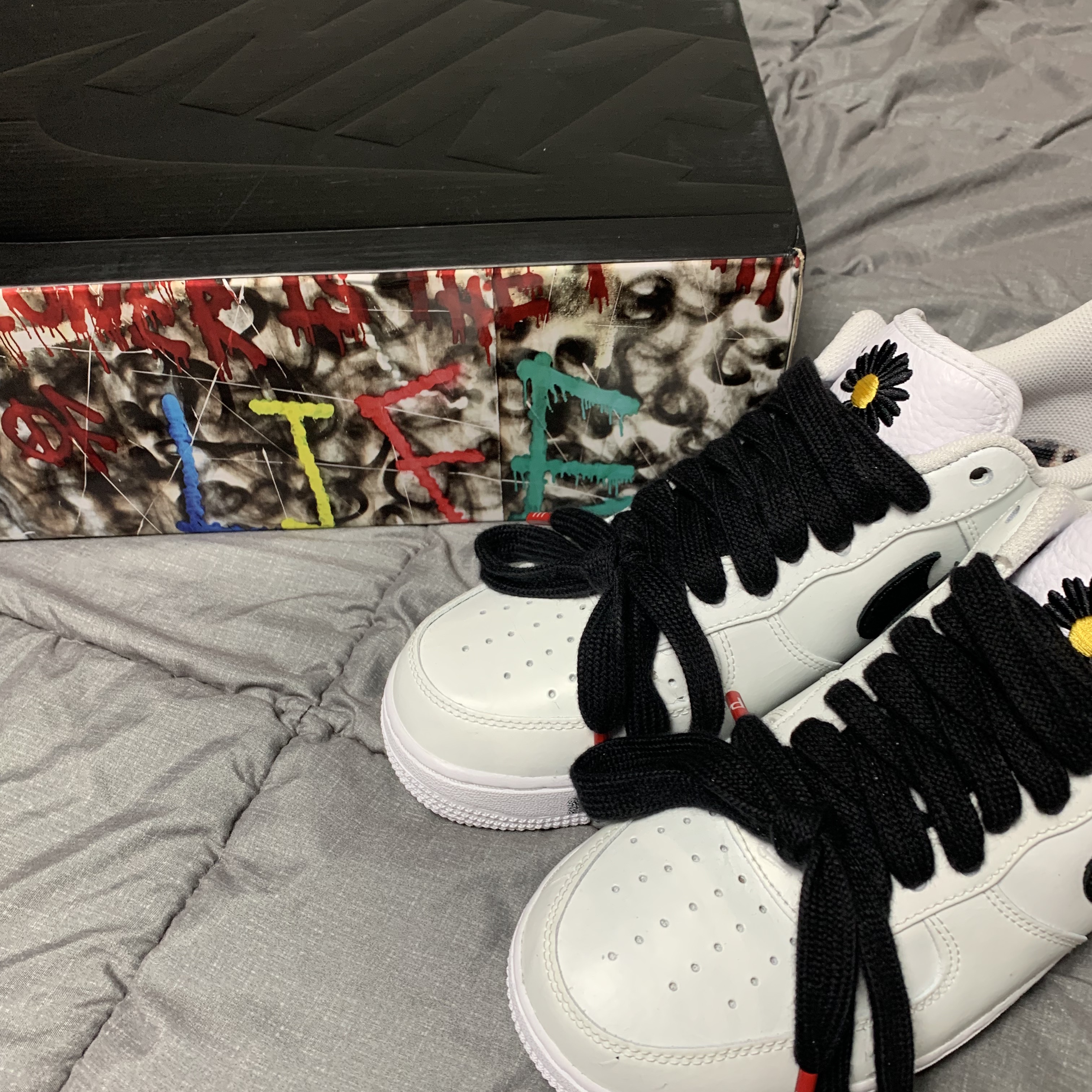 Nike x Peaceminusone Air Force 1 Low Para-Noise 2.0 착용 스타일 - 1