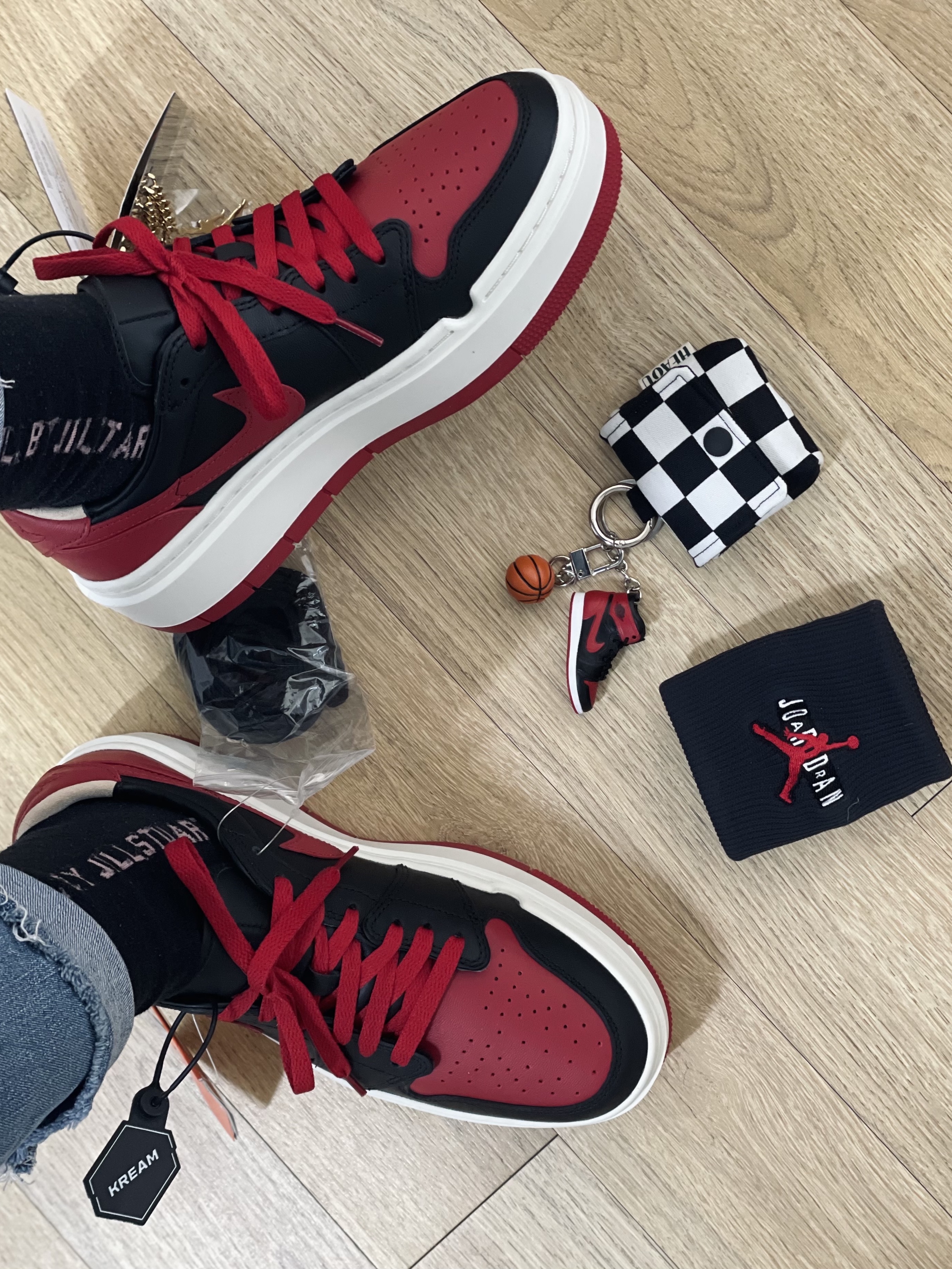 (W) Jordan 1 Elevate Low SE Bred 착용 스타일