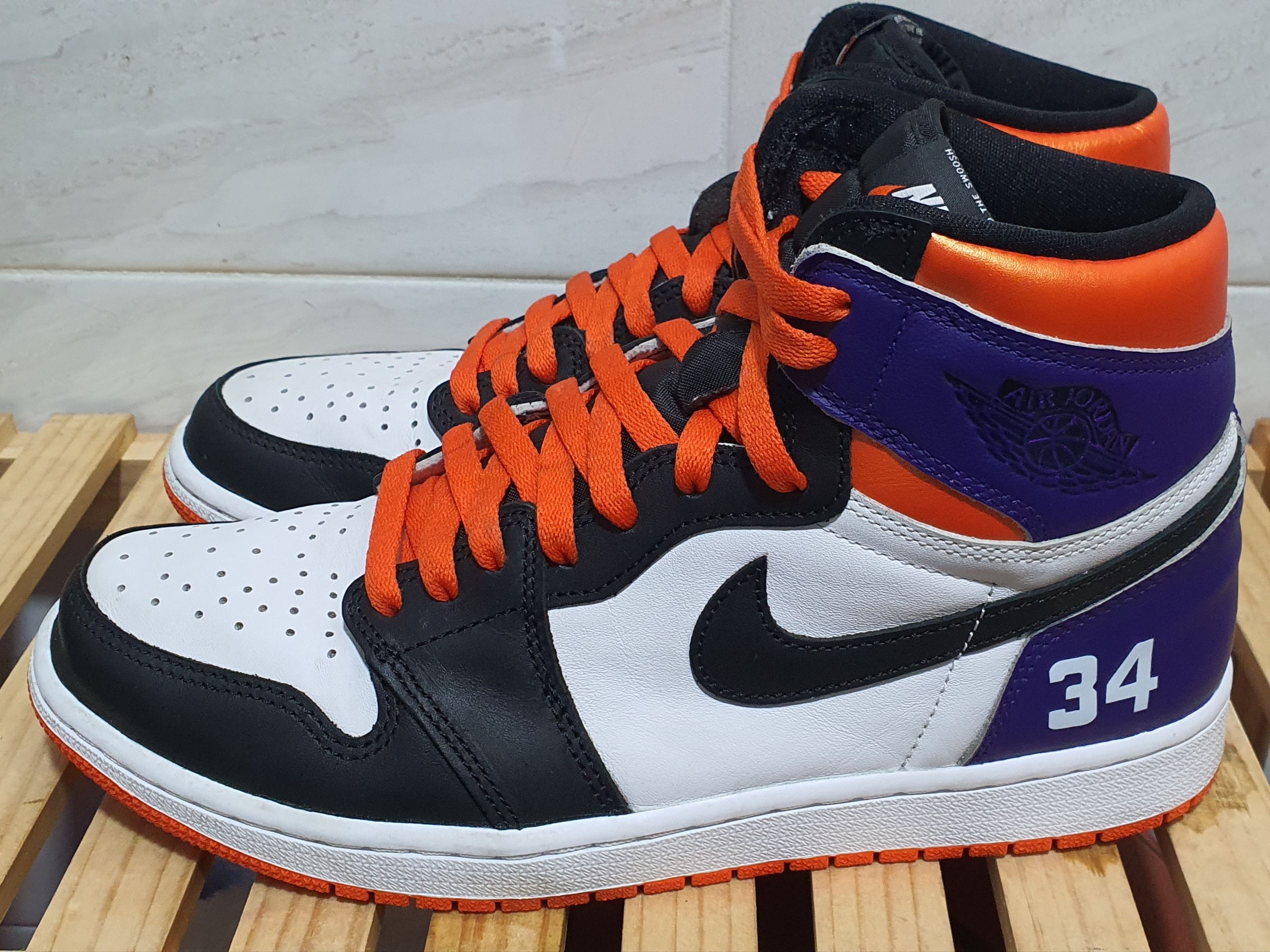 Jordan 1 Retro High OG Electro Orange, Jordan 1 Retro High OG Heritage 착용 스타일 - 5