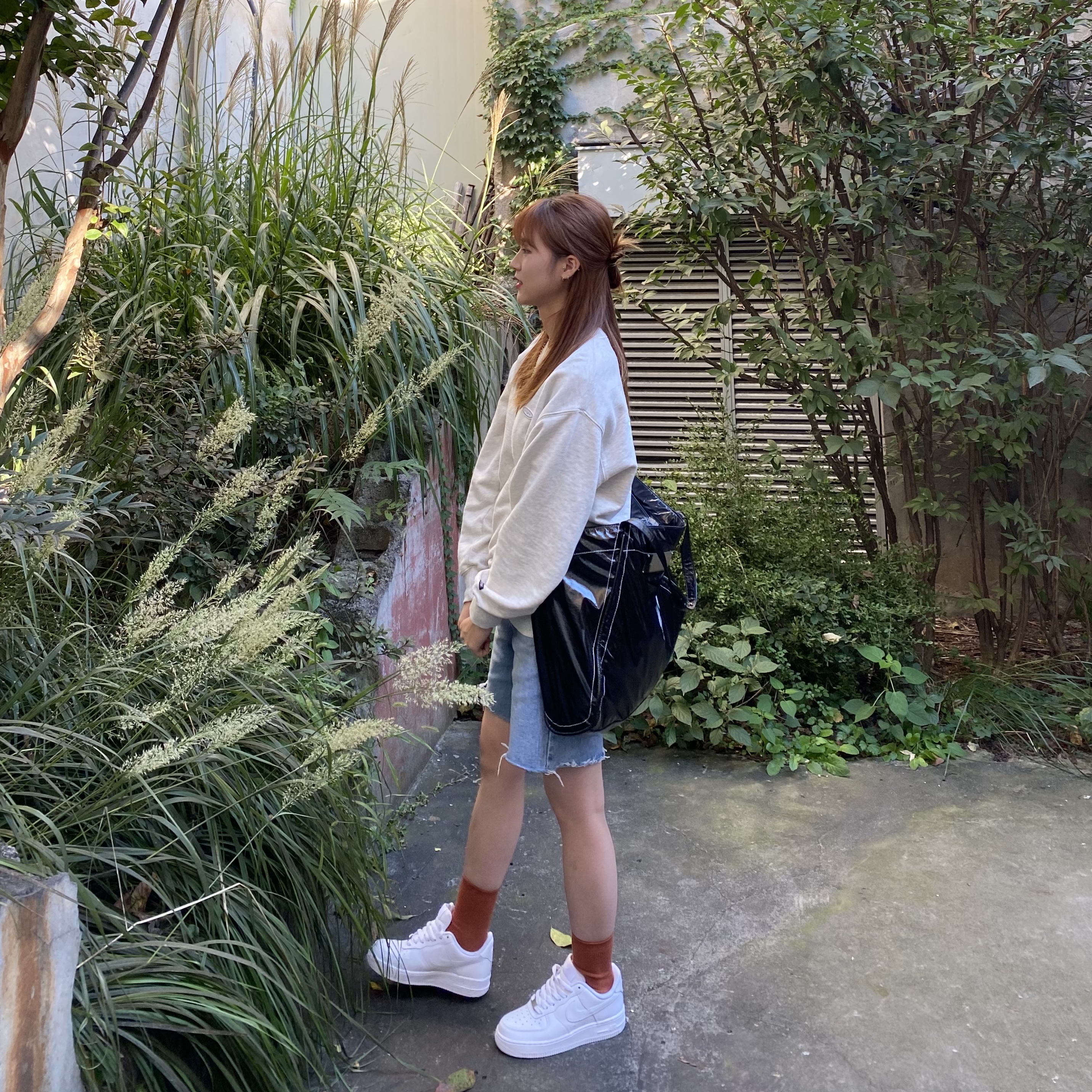 Nike Air Force 1 '07 Low White 착용 스타일 - 2