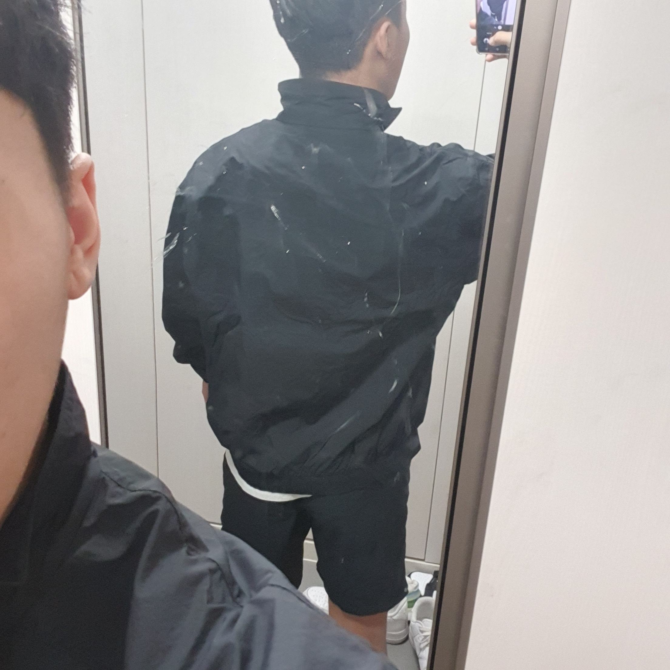 Nike NRG Solo Swoosh Woven Track Jacket Black - Asia 착용 스타일 - 2