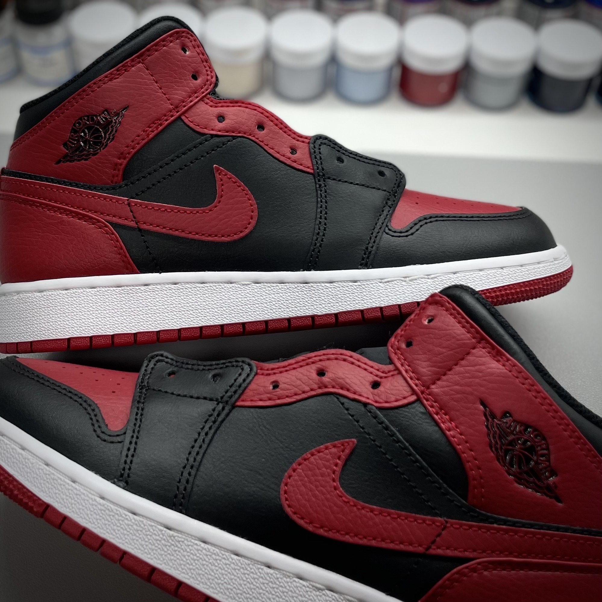 (GS) Jordan 1 Mid Bred Banned 2020, Jordan 1 Mid Bred Banned 2020 착용 스타일 - 3