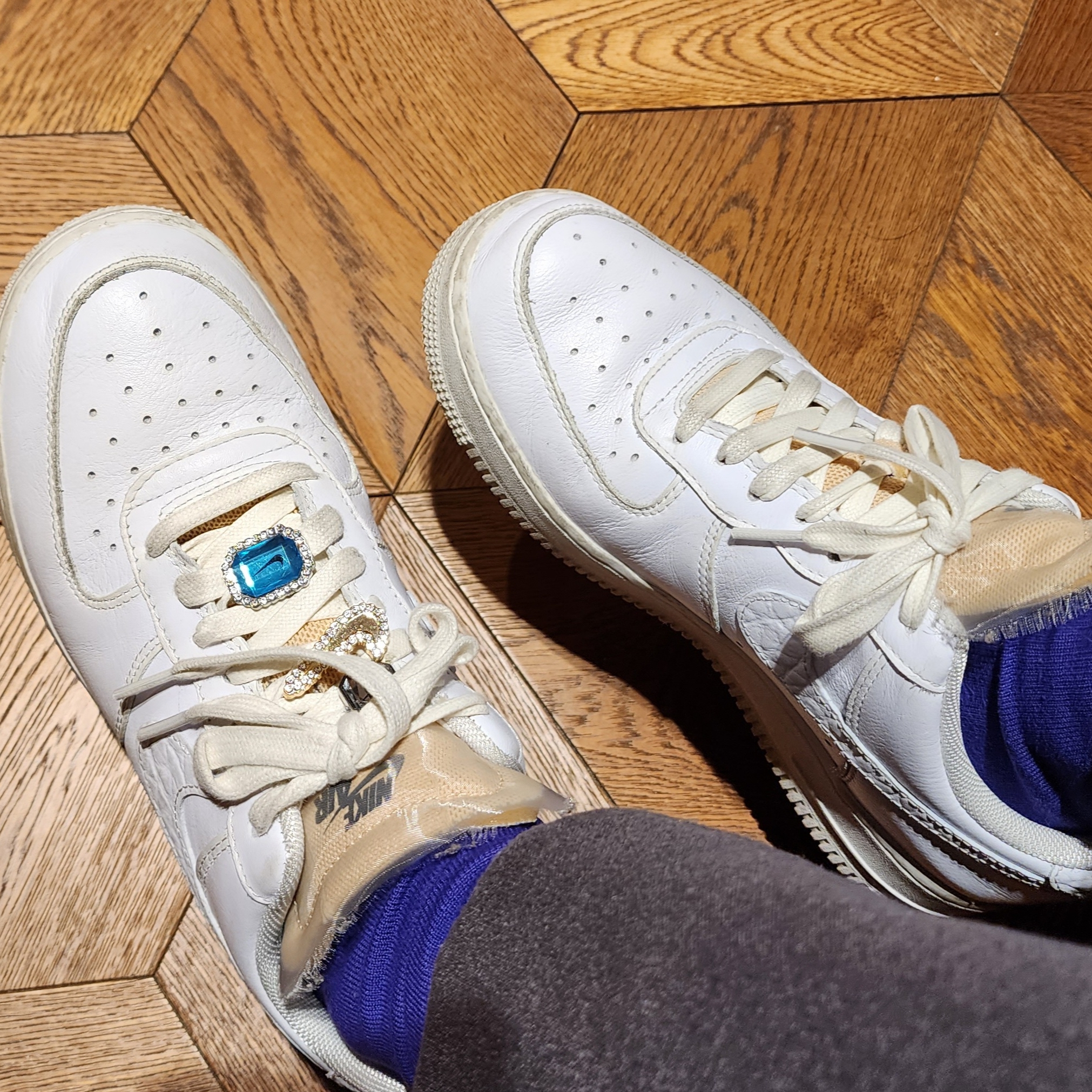 (W) Nike Air Force 1 '07 Low White 착용 스타일