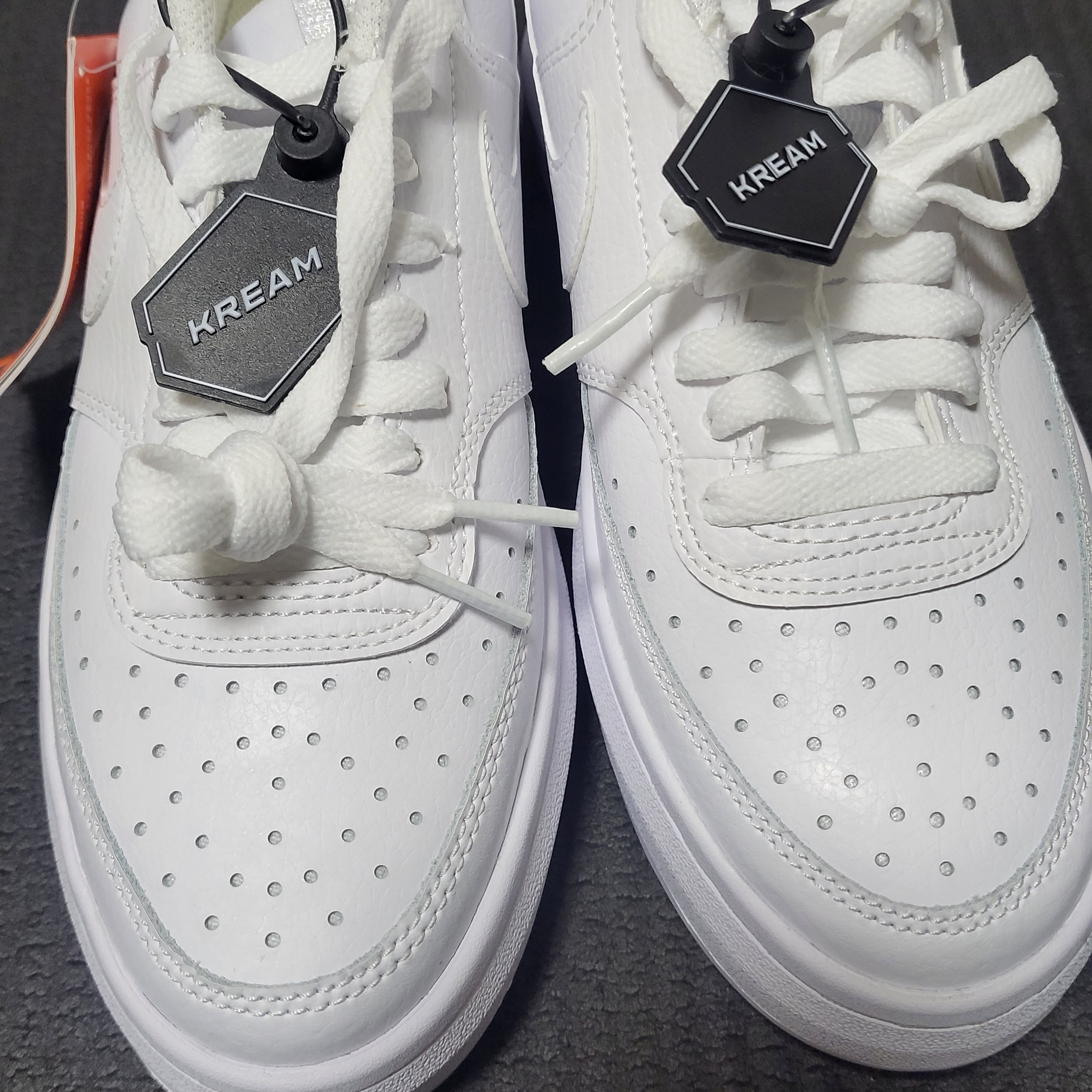 (W) Nike Court Vision Alta White 착용 스타일