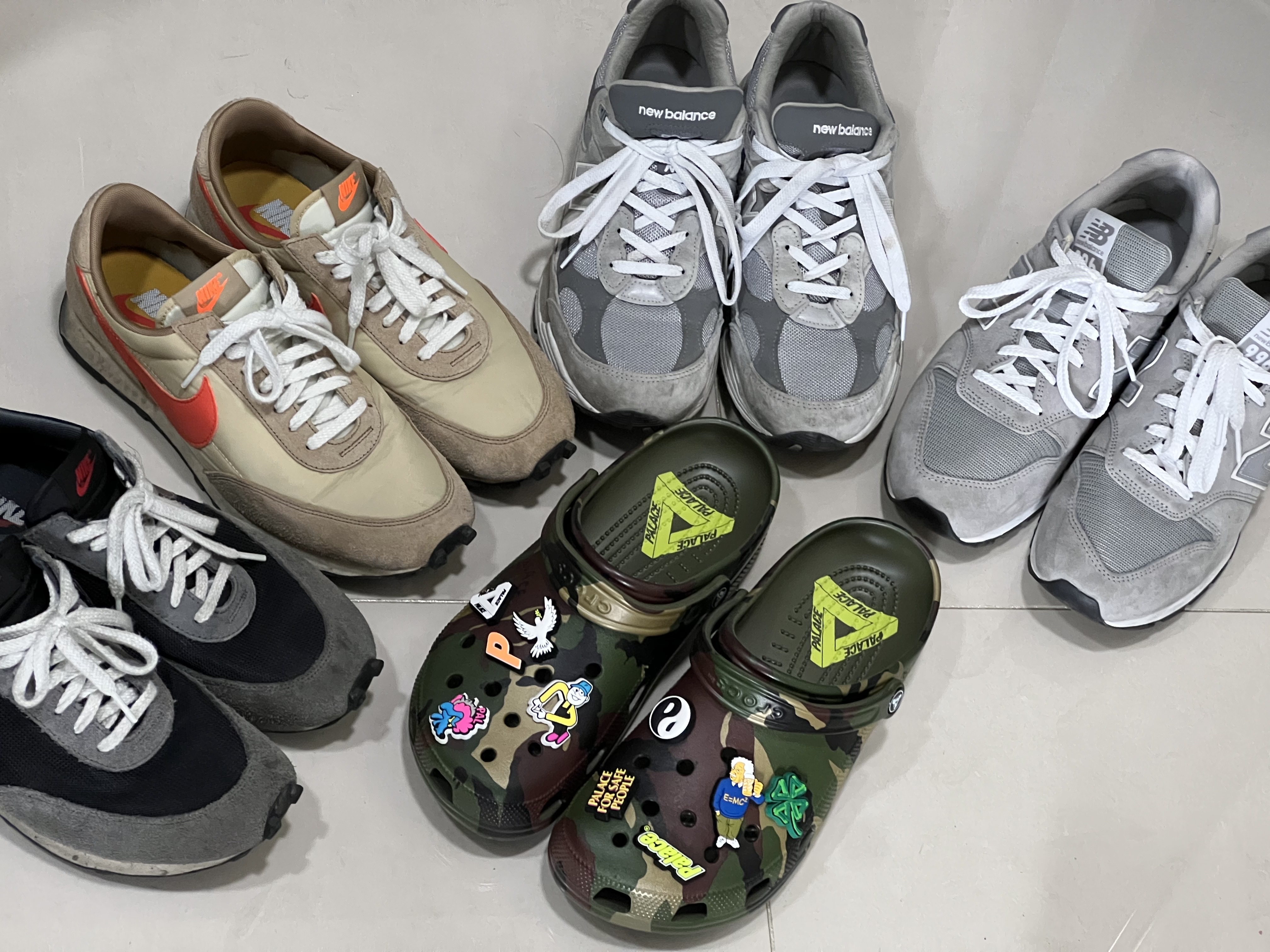 New Balance 992 Made in USA Grey - D Standard, New Balance 996 Grey 착용 스타일