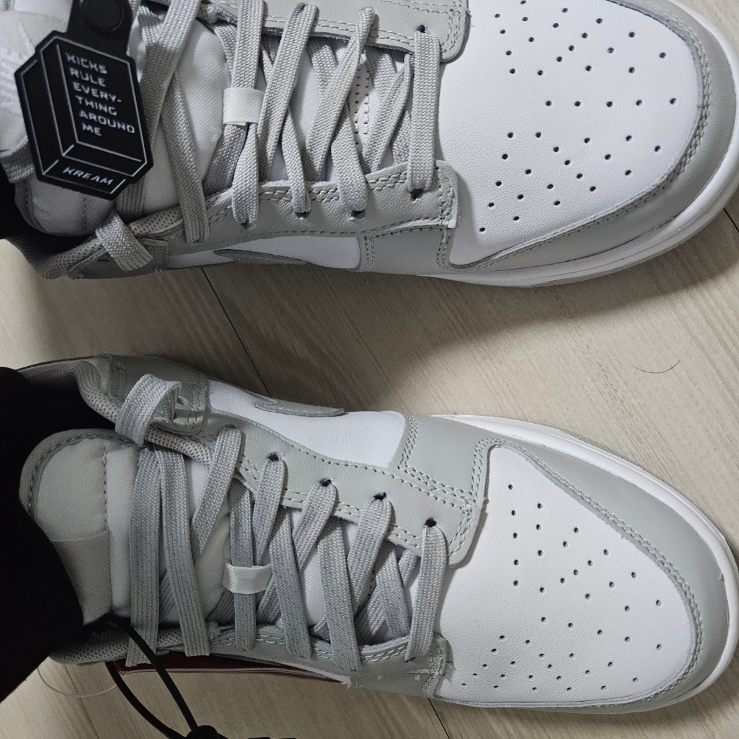 Nike Dunk Low Retro Grey Fog 착용 스타일 - 2